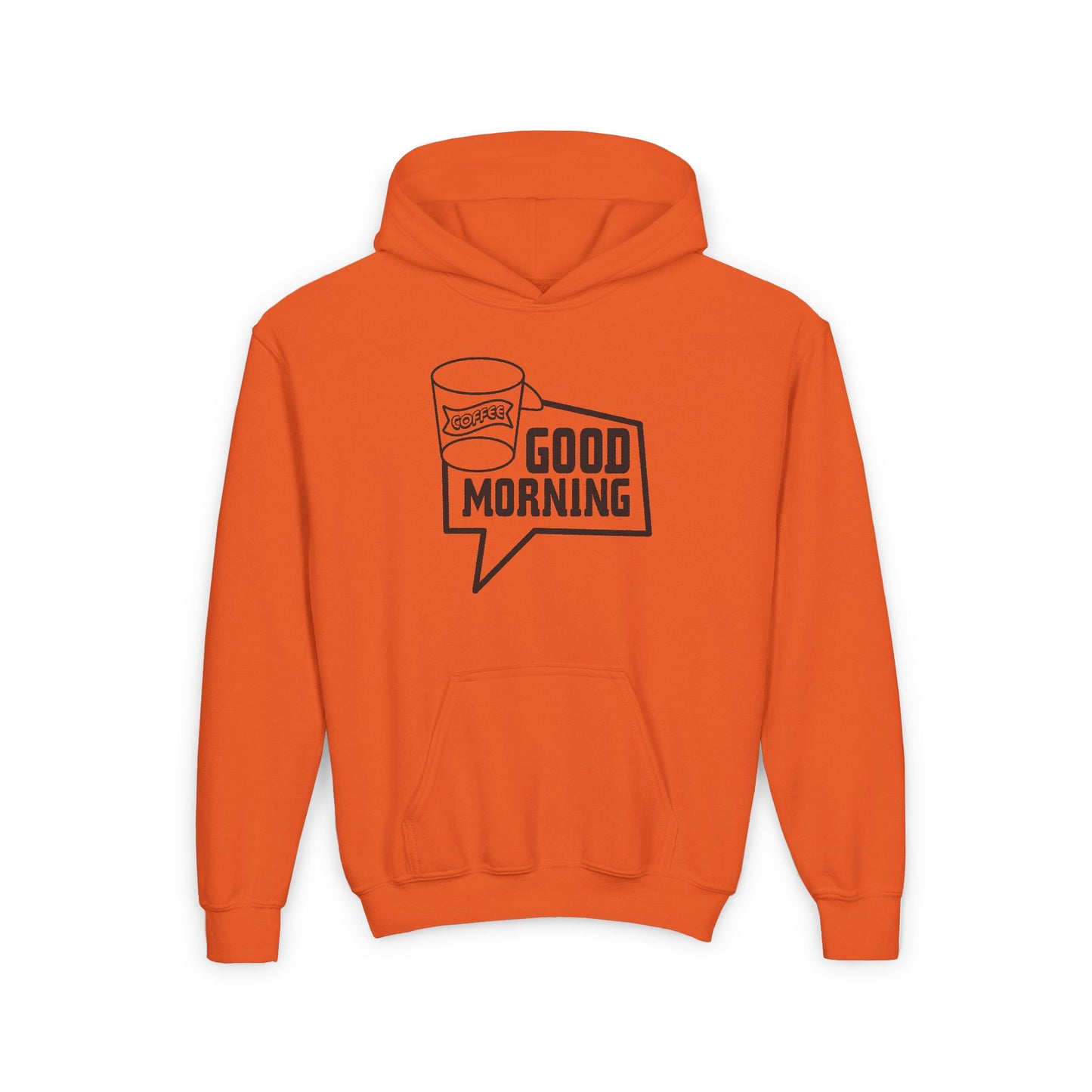 Good Morning Youth Heavy Blend Hooded Sweatshirt