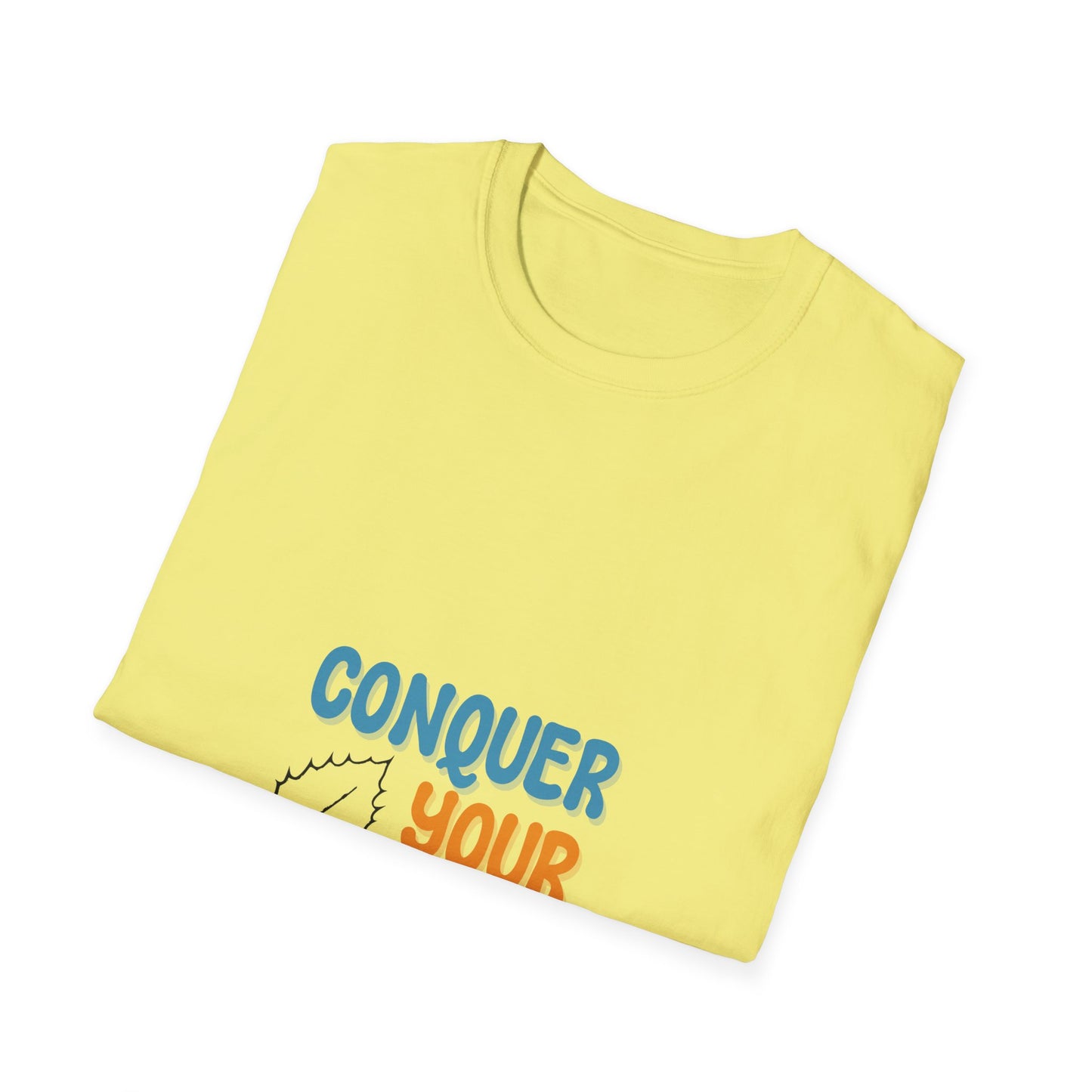 Conquer Your goals  Unisex Softstyle T-Shirt