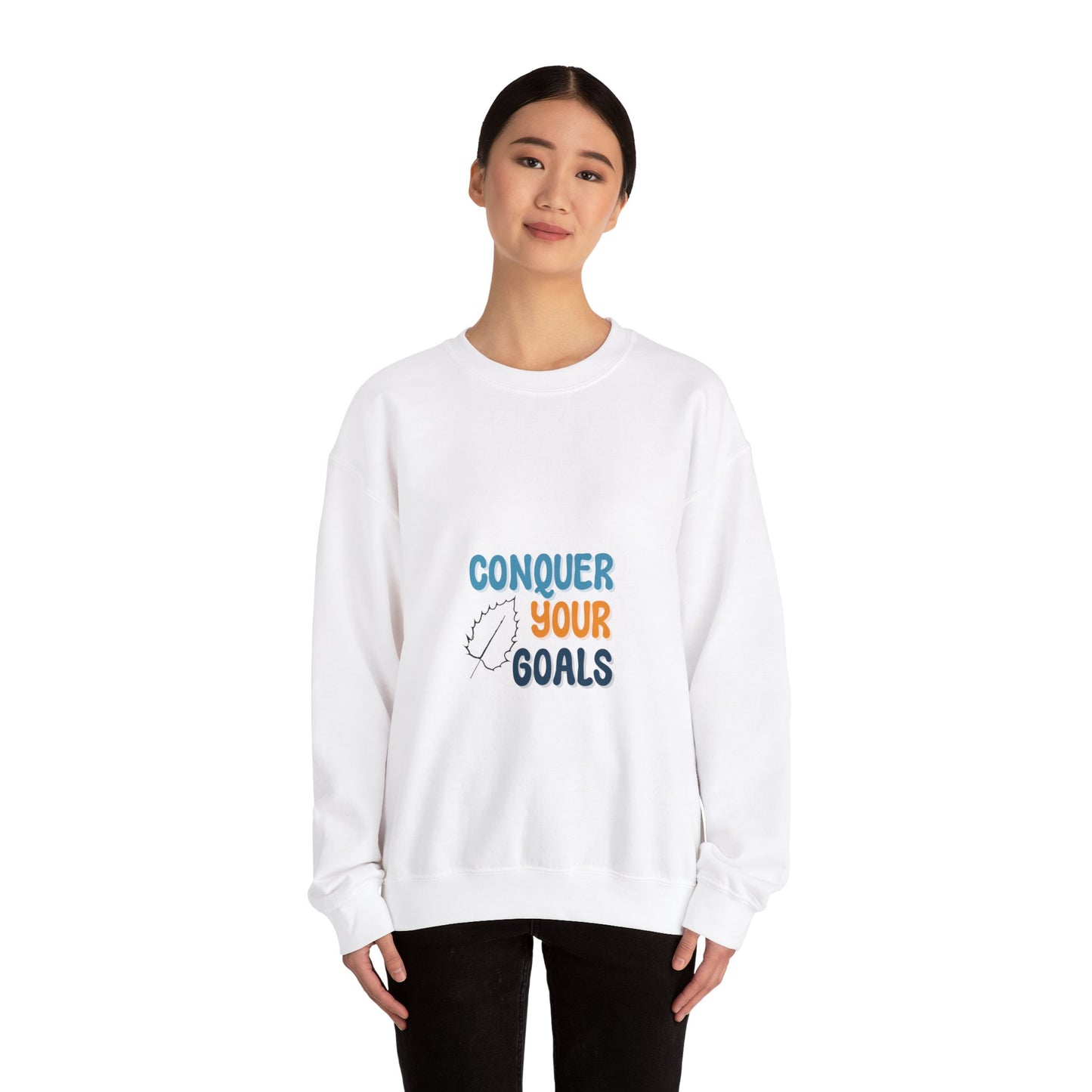 Conquer Your Goals Unisex Heavy Blend™ Crewneck Sweatshirt