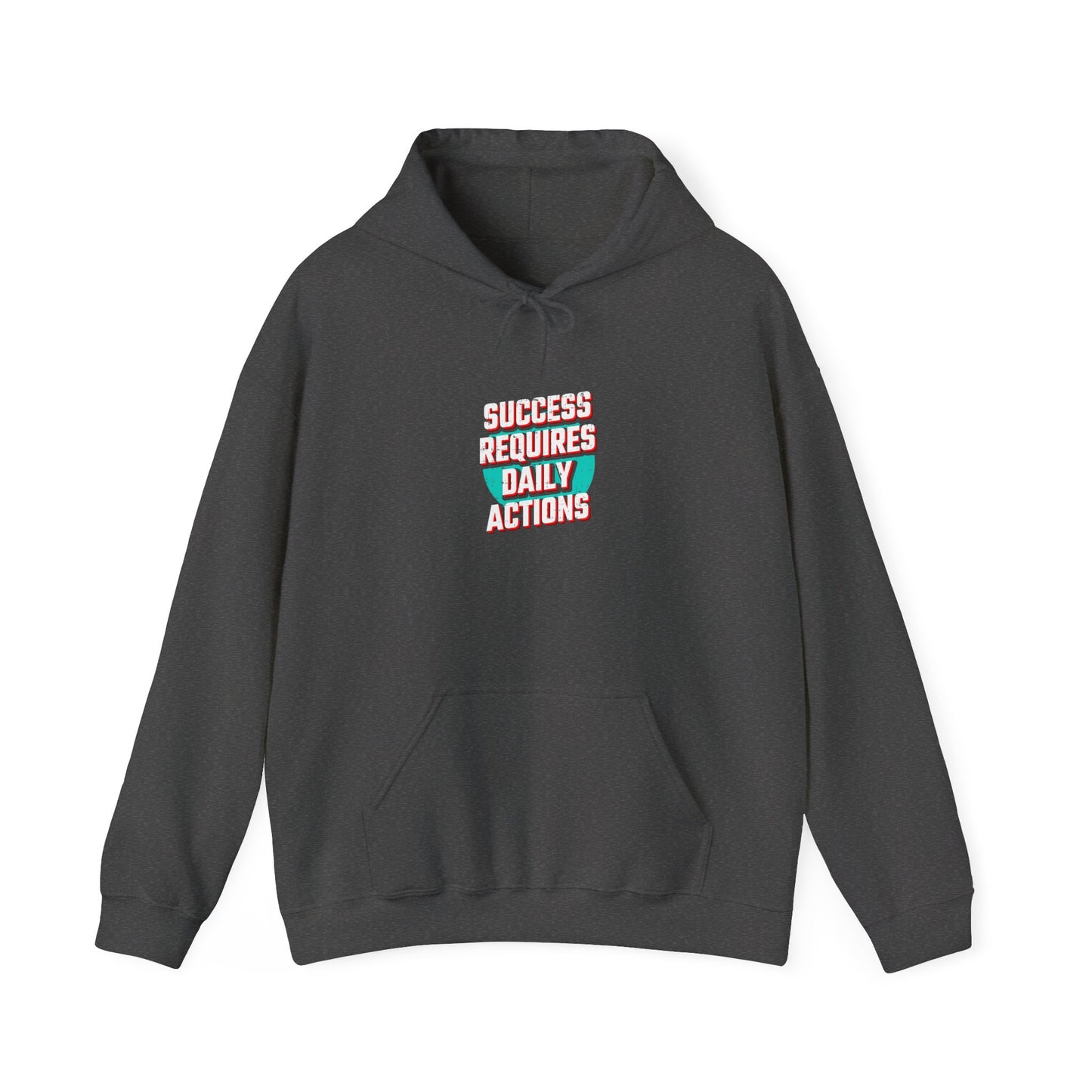 Success Requires Daily Actions Unisex Heavy Blend™ Hooded Sweatshirt