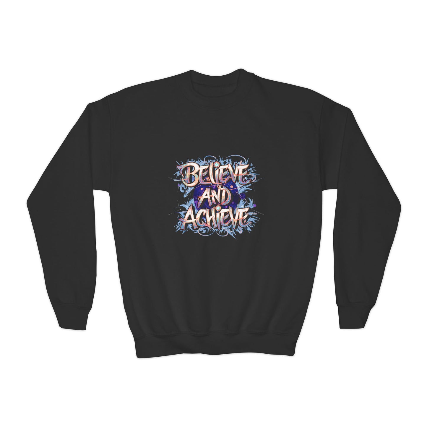 Believe And Achieve Youth Crewneck Sweatshirt