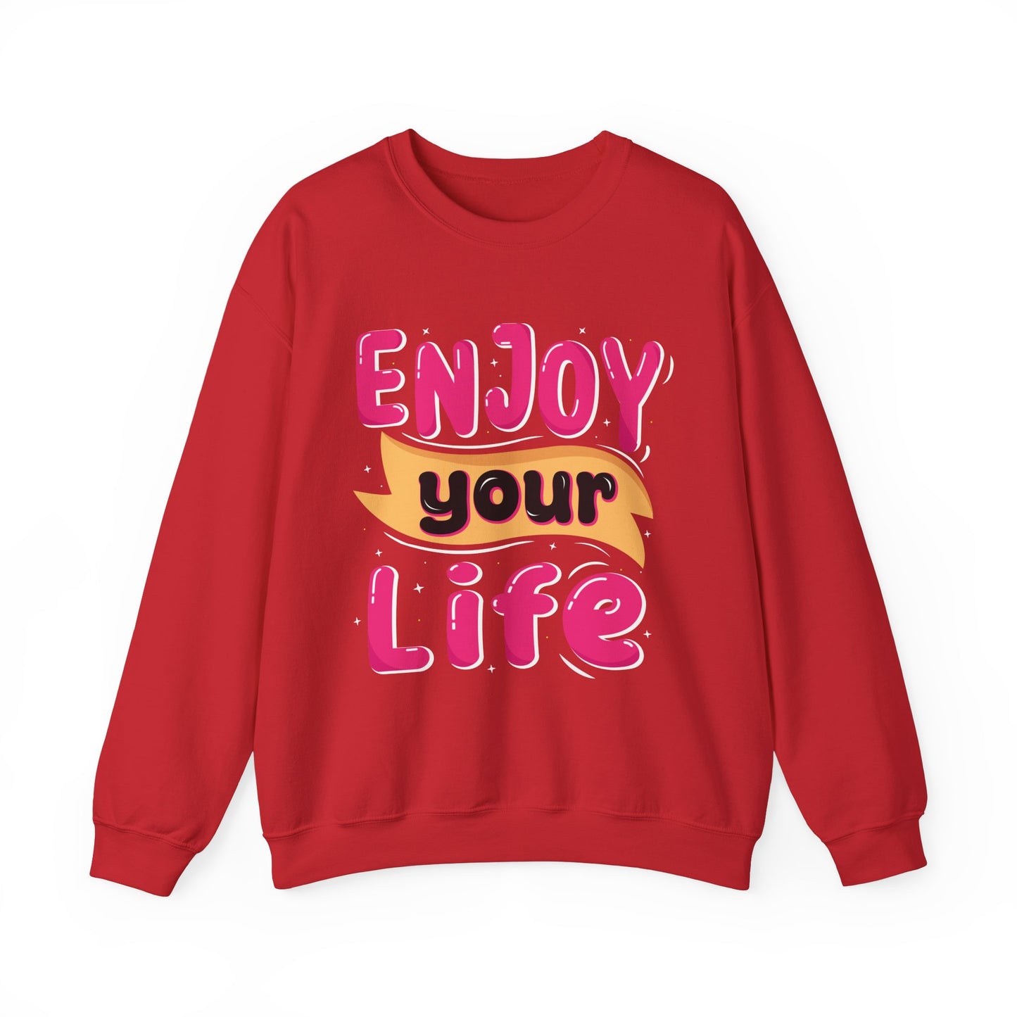 Enjoy Your Life Unisex Heavy Blend™ Crewneck Sweatshirt