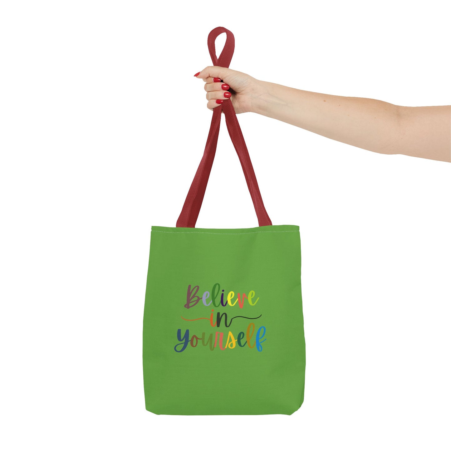 Believe In Your Self Tote Bag (AOP)