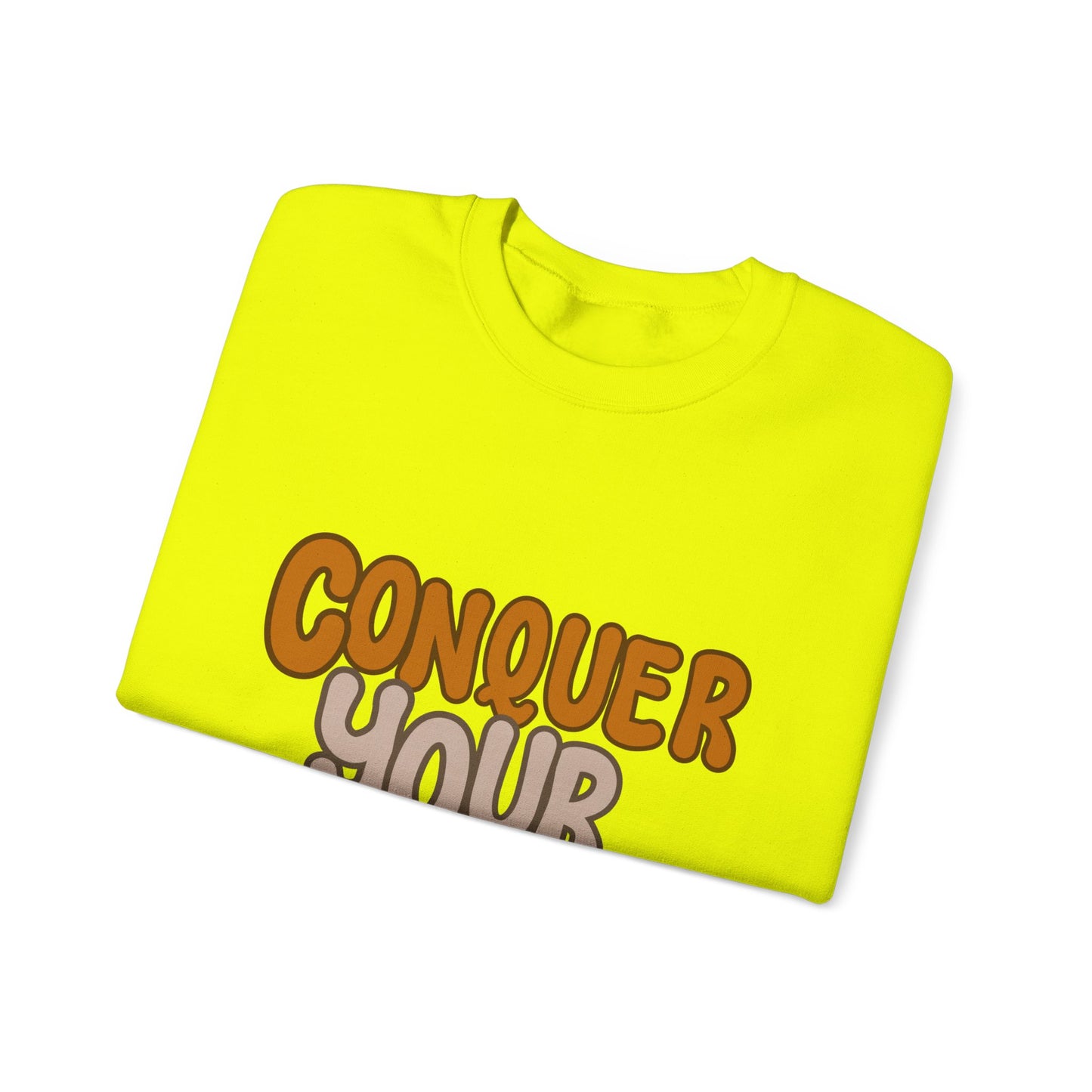 Conquer Your Goals Unisex Heavy Blend™ Crewneck Sweatshirt
