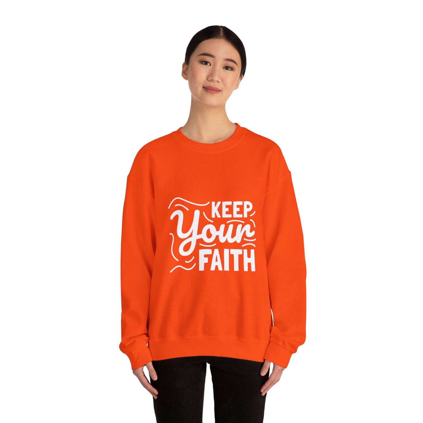 Keep Your Faith Unisex Heavy Blend™ Crewneck Sweatshirt