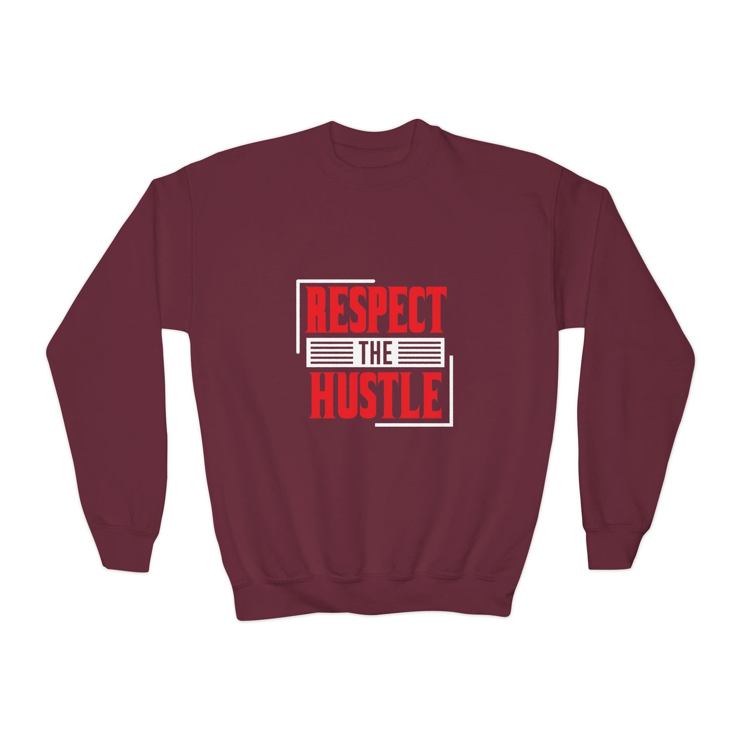 Respect The Hustle Youth Crewneck Sweatshirt