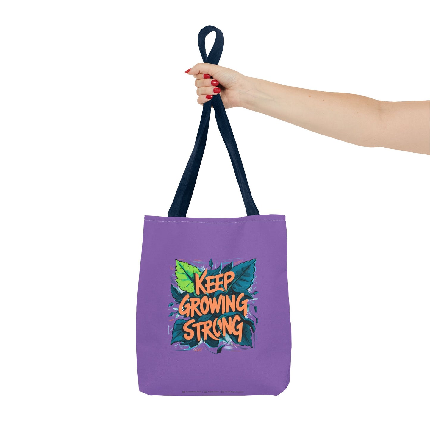 Keep Growing Strong Tote Bag (AOP)
