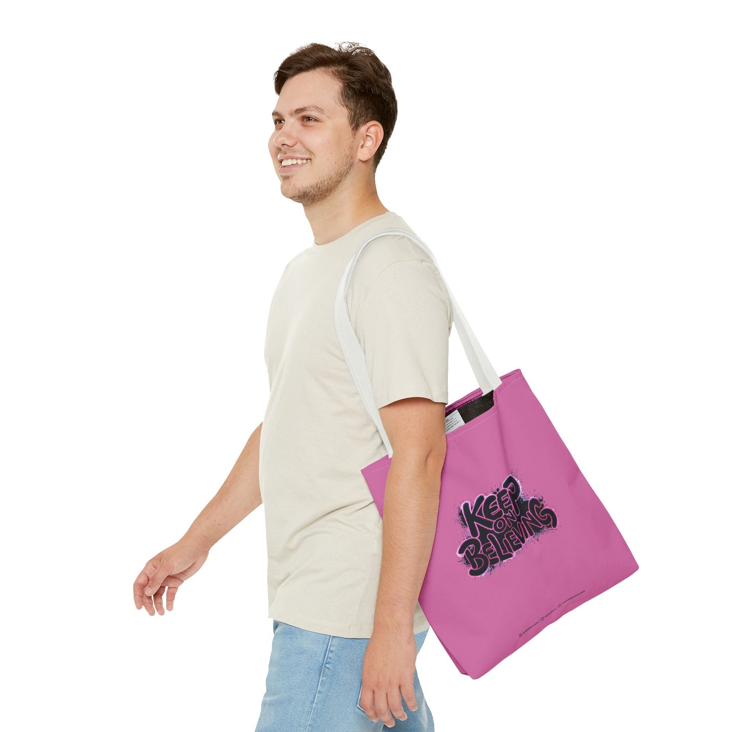 Keep On Believing Tote Bag (AOP)