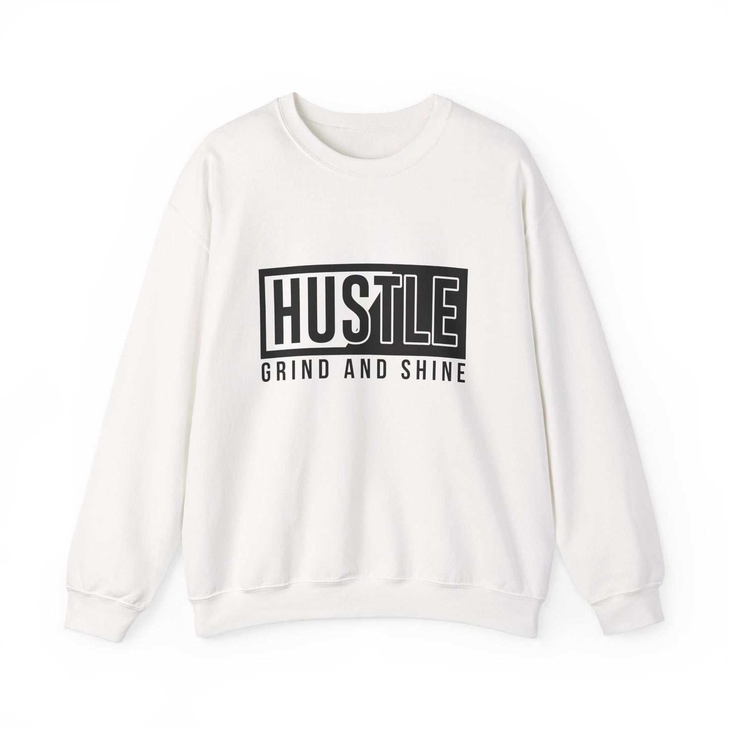 Hustle Grind And Shine Unisex Heavy Blend™ Crewneck Sweatshirt