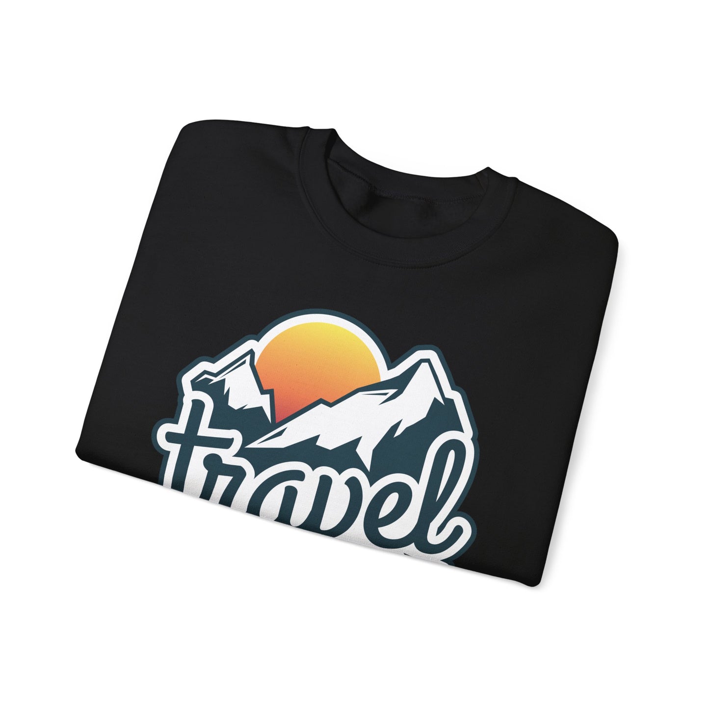 Travel Is My Therapy Unisex Heavy Blend™ Crewneck Sweatshirt