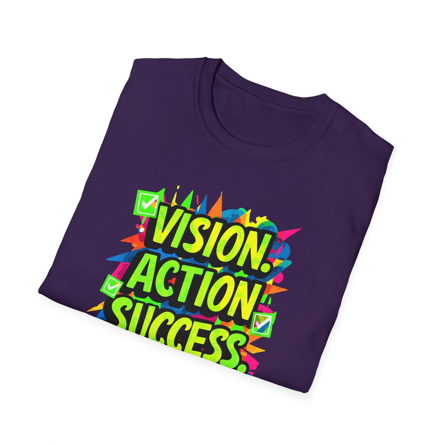 Vision Action Success Repeat Unisex Softstyle T-Shirt