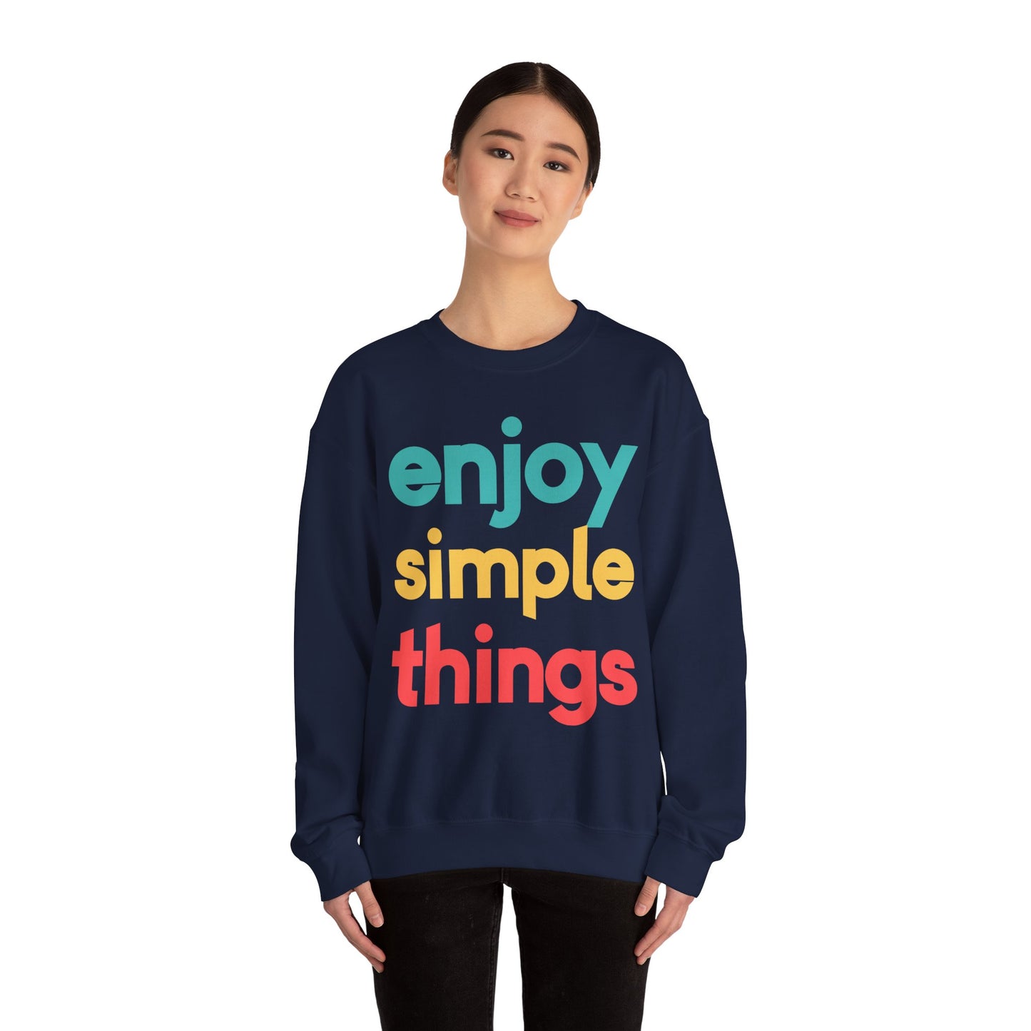 Enjoy Simple Things Unisex Heavy Blend™ Crewneck Sweatshirt