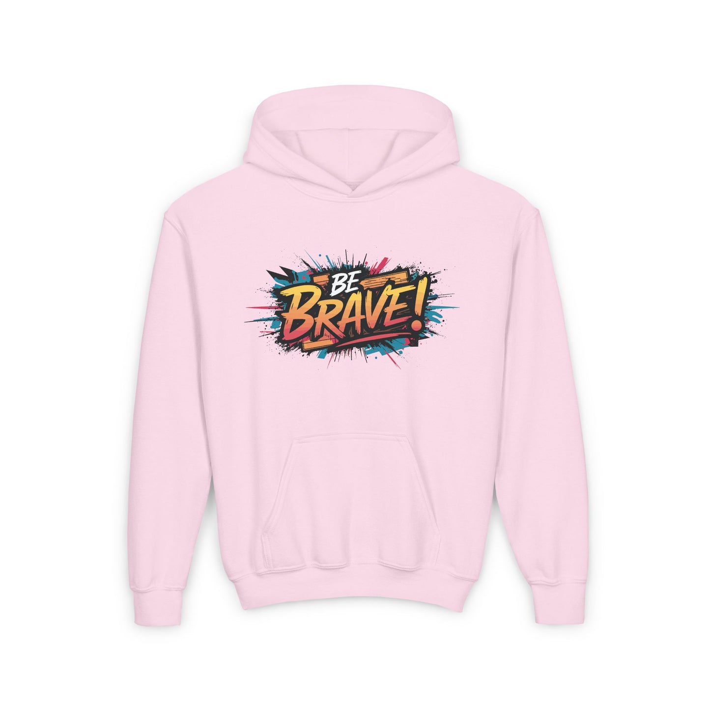Be Brave! Youth Heavy Blend Hooded Sweatshirt