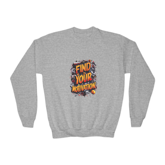 Find Your Motivation Youth Crewneck Sweatshirt