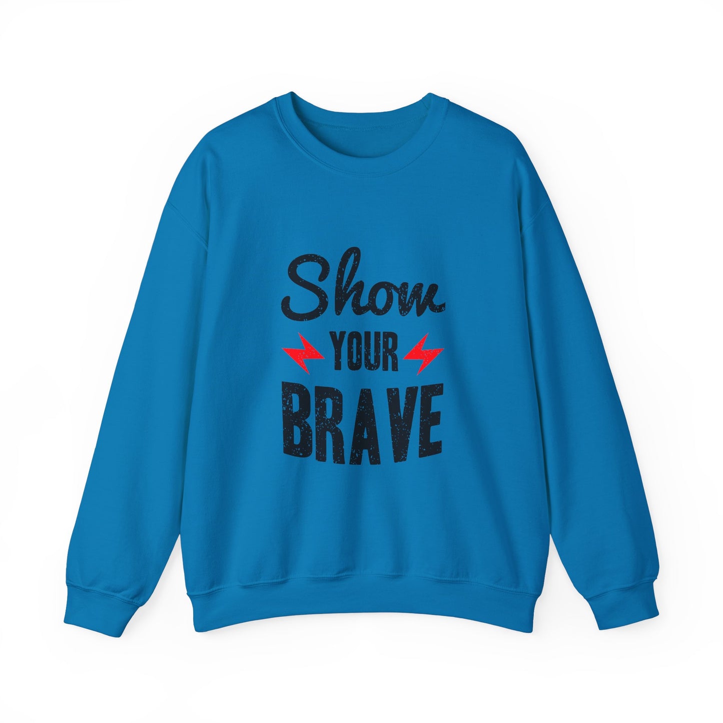Show Your Brave Unisex Heavy Blend™ Crewneck Sweatshirt