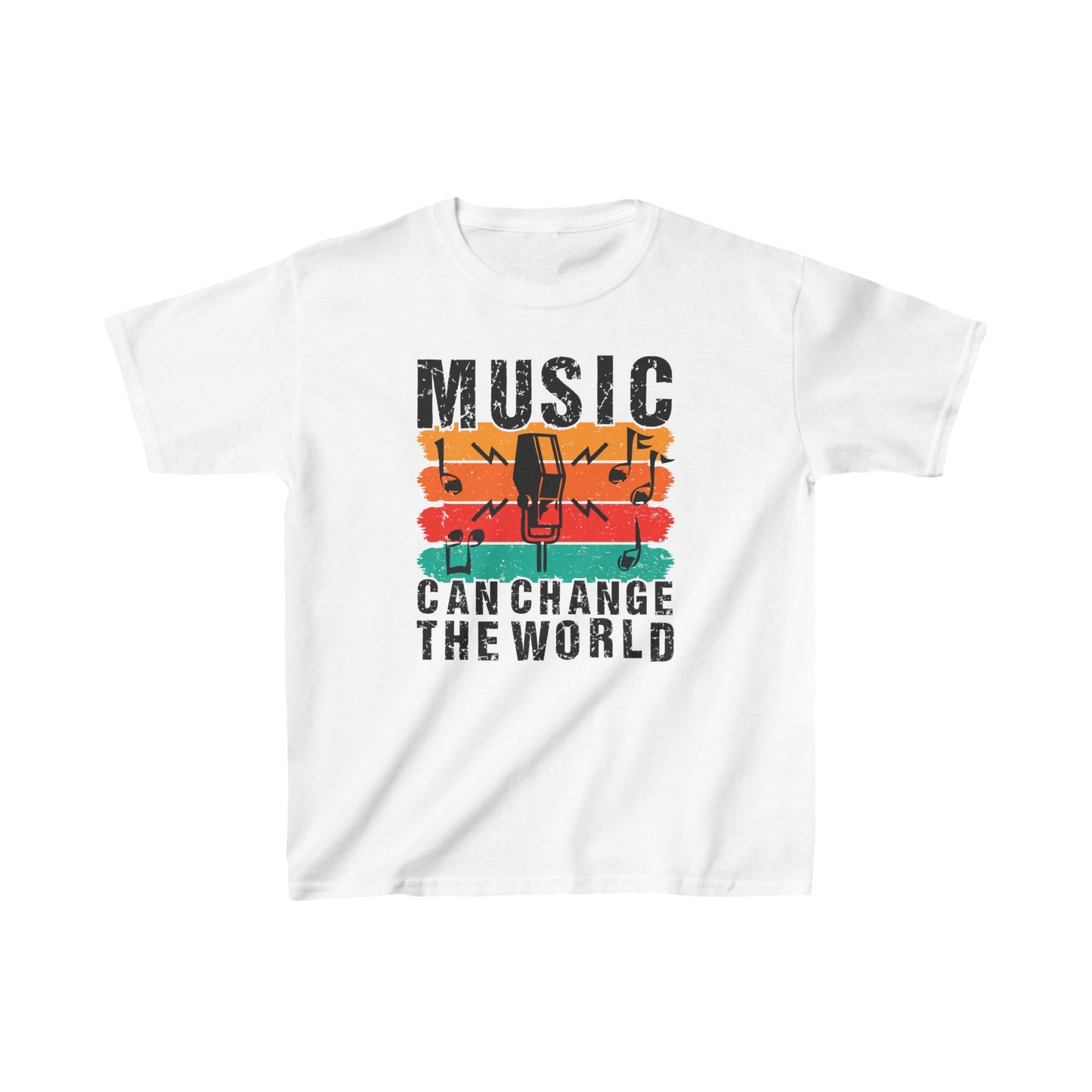 Music Can Change The World Kids Heavy Cotton™ Tee