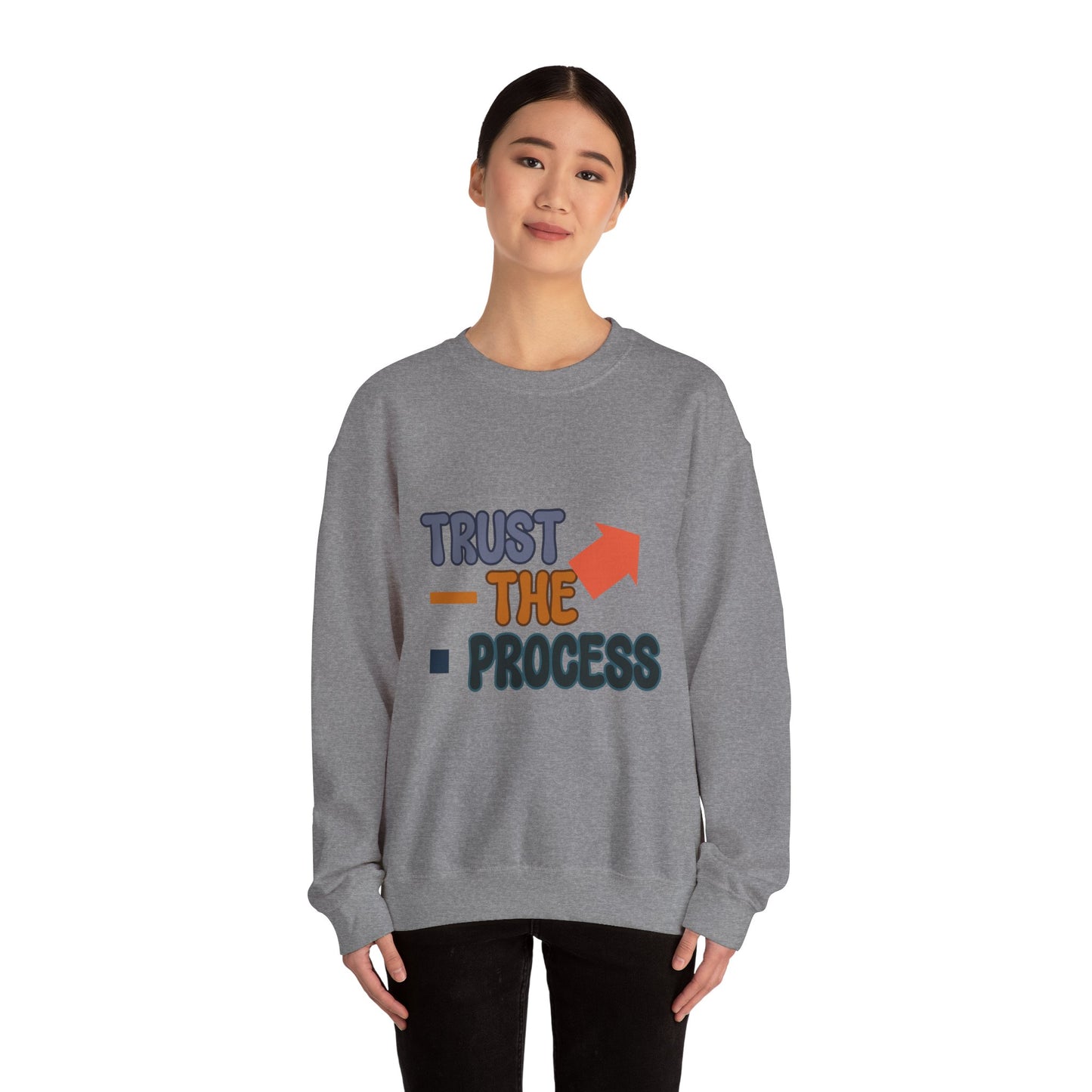 Trust The Process Unisex Heavy Blend™ Crewneck Sweatshirt