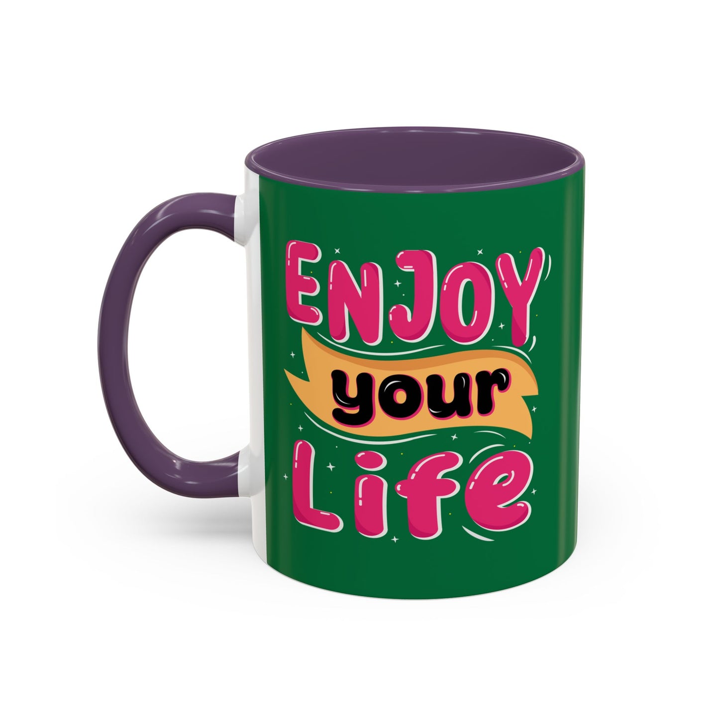 Enjoy Your Life Accent Coffee Mug (11, 15oz)