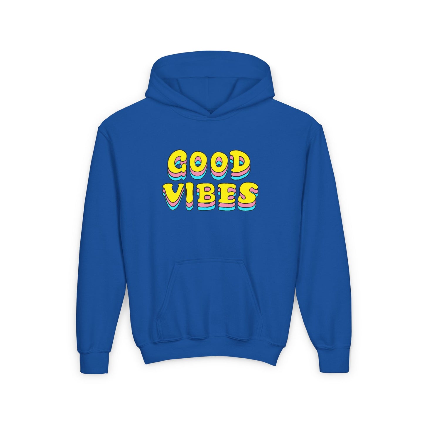 Good Vibes Youth Heavy Blend Hooded Sweatshirt