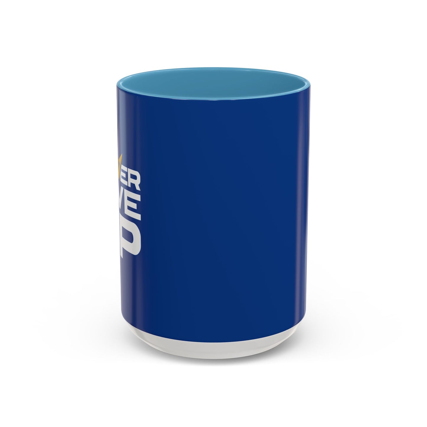 Never Give Up Accent Coffee Mug (11, 15oz)