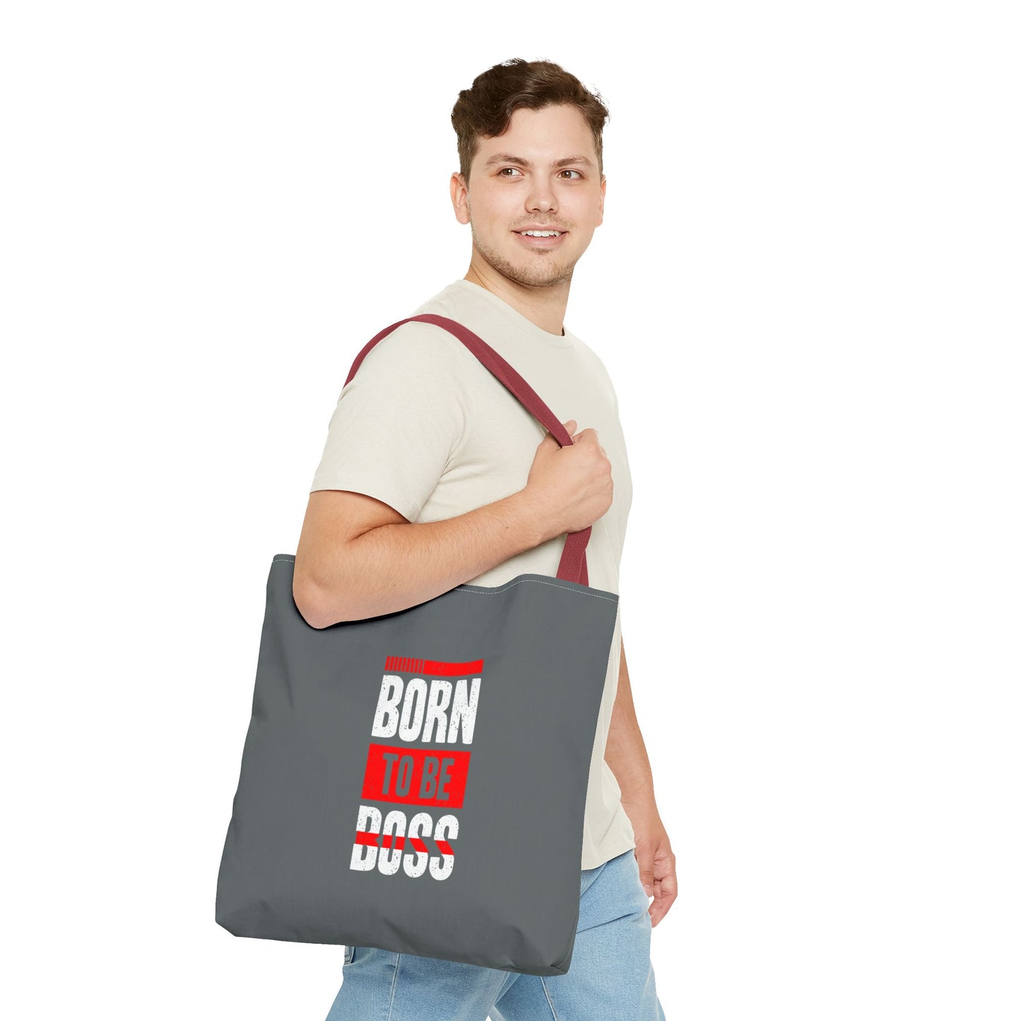 Born To Be Boss Tote Bag (AOP)