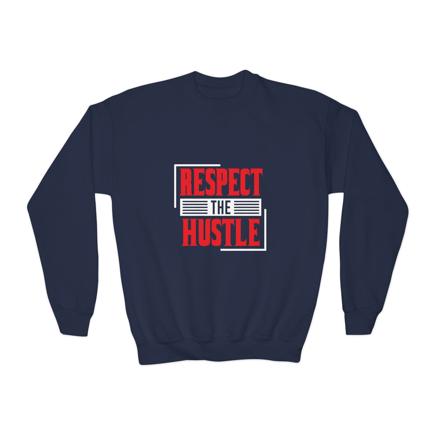 Respect The Hustle Youth Crewneck Sweatshirt