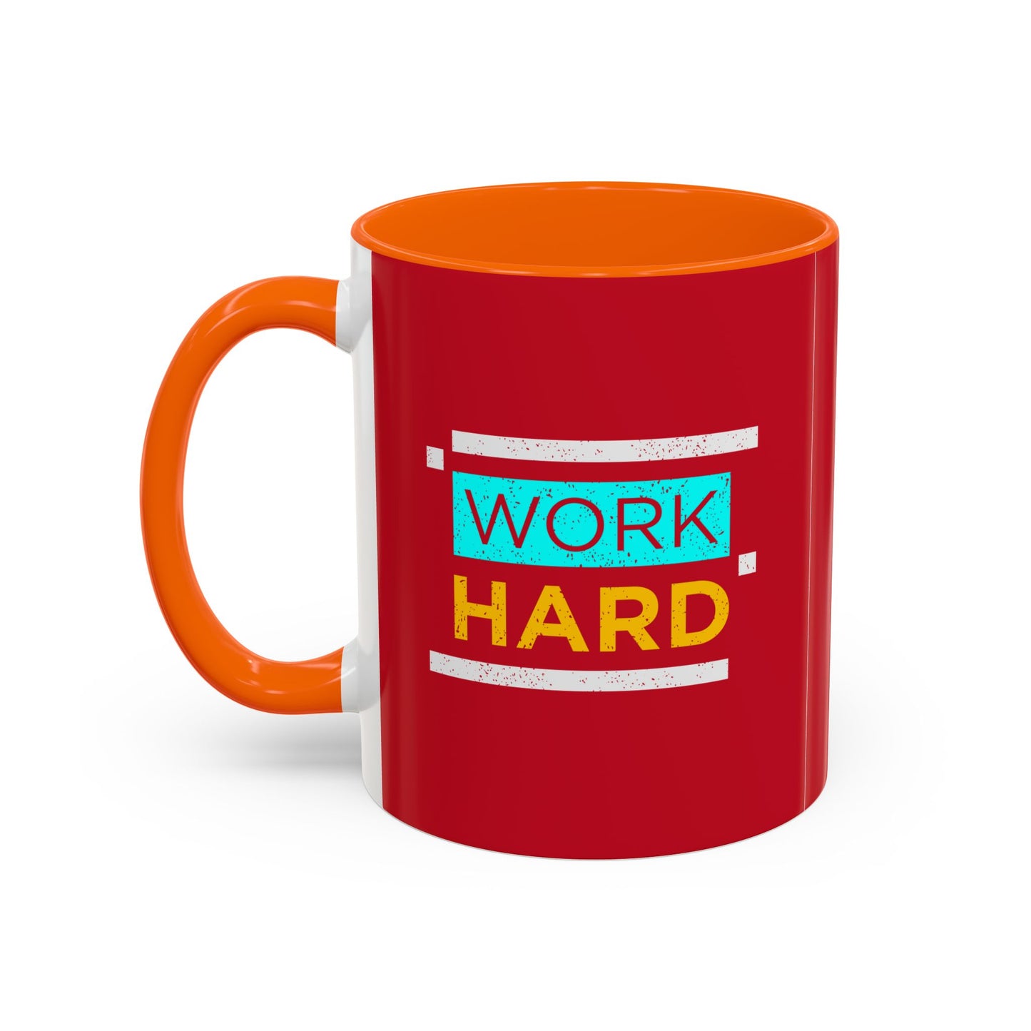 Work Hard Accent Coffee Mug (11, 15oz)