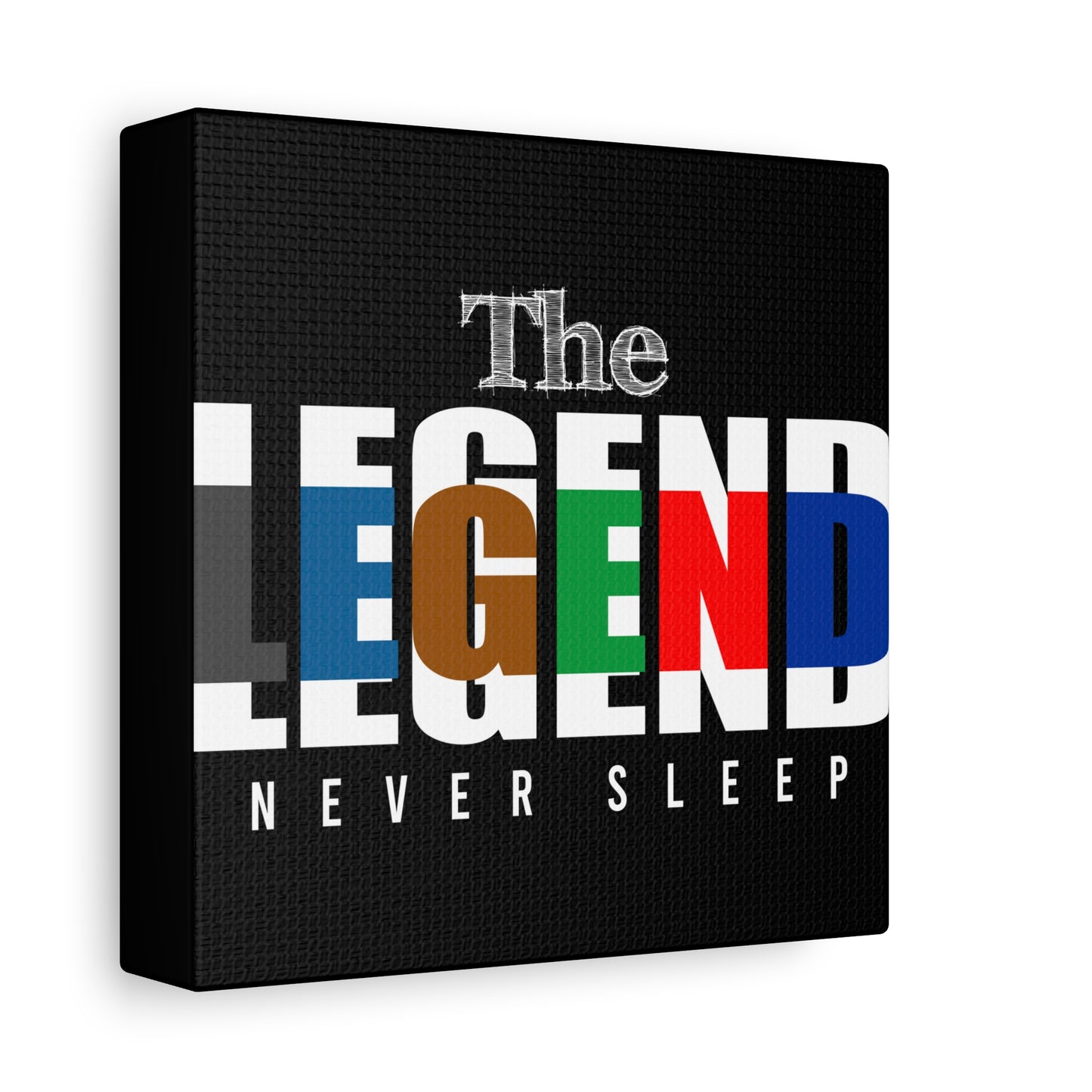 The Legend Matte Canvas, Stretched, 1.25"