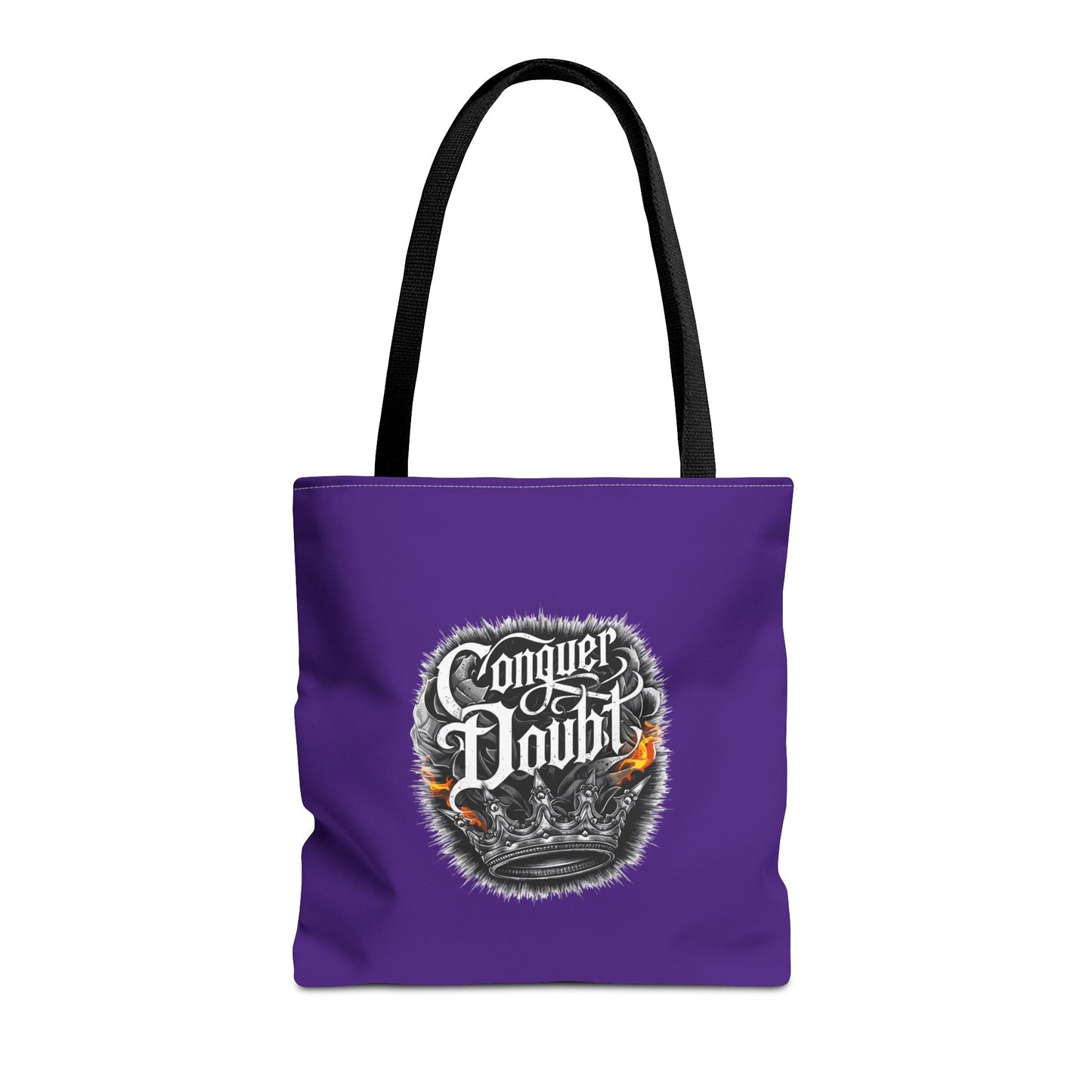 Conquer Doubt Tote Bag (AOP)