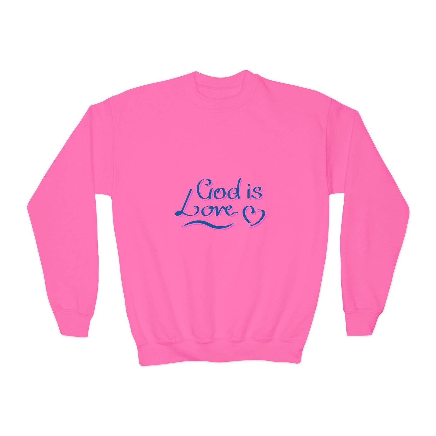 God Is Love Youth Crewneck Sweatshirt