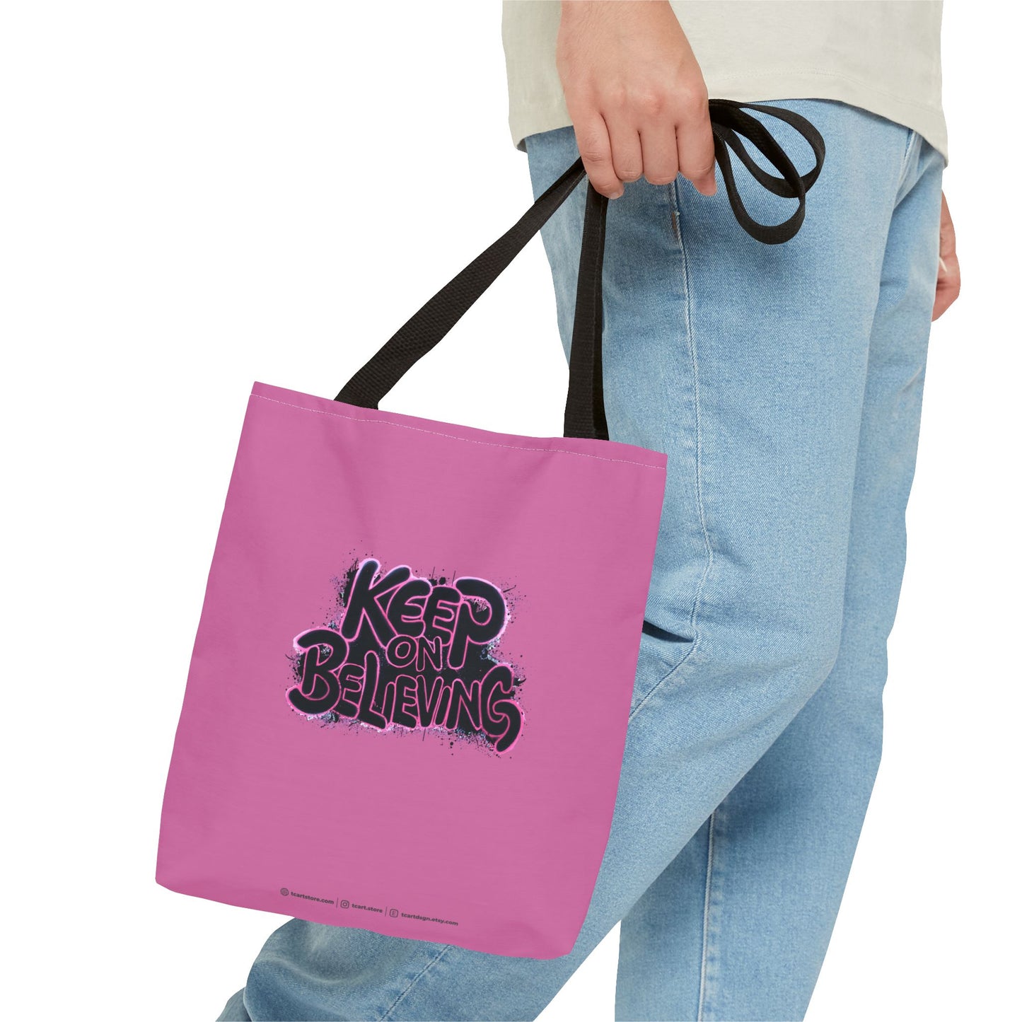 Keep On Believing Tote Bag (AOP)