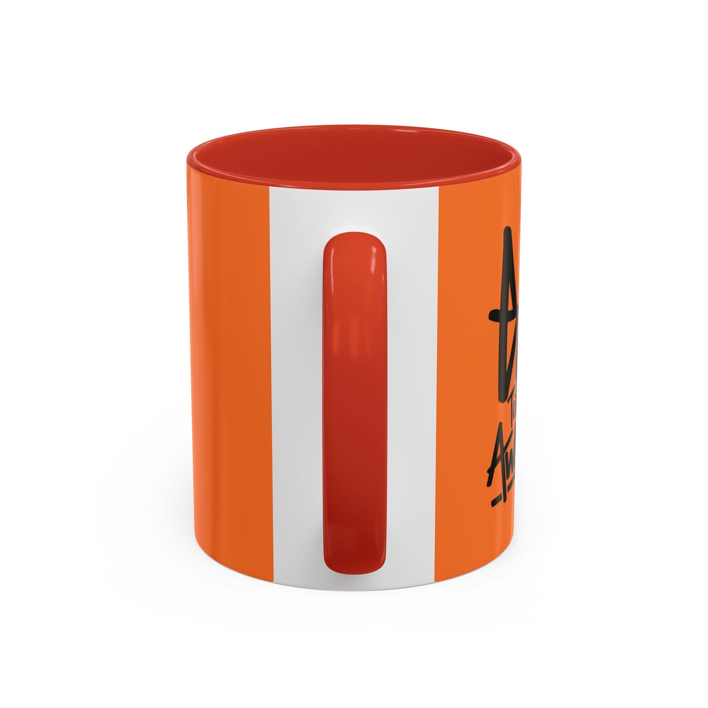 Born To Be Awesome Accent Coffee Mug (11, 15oz)