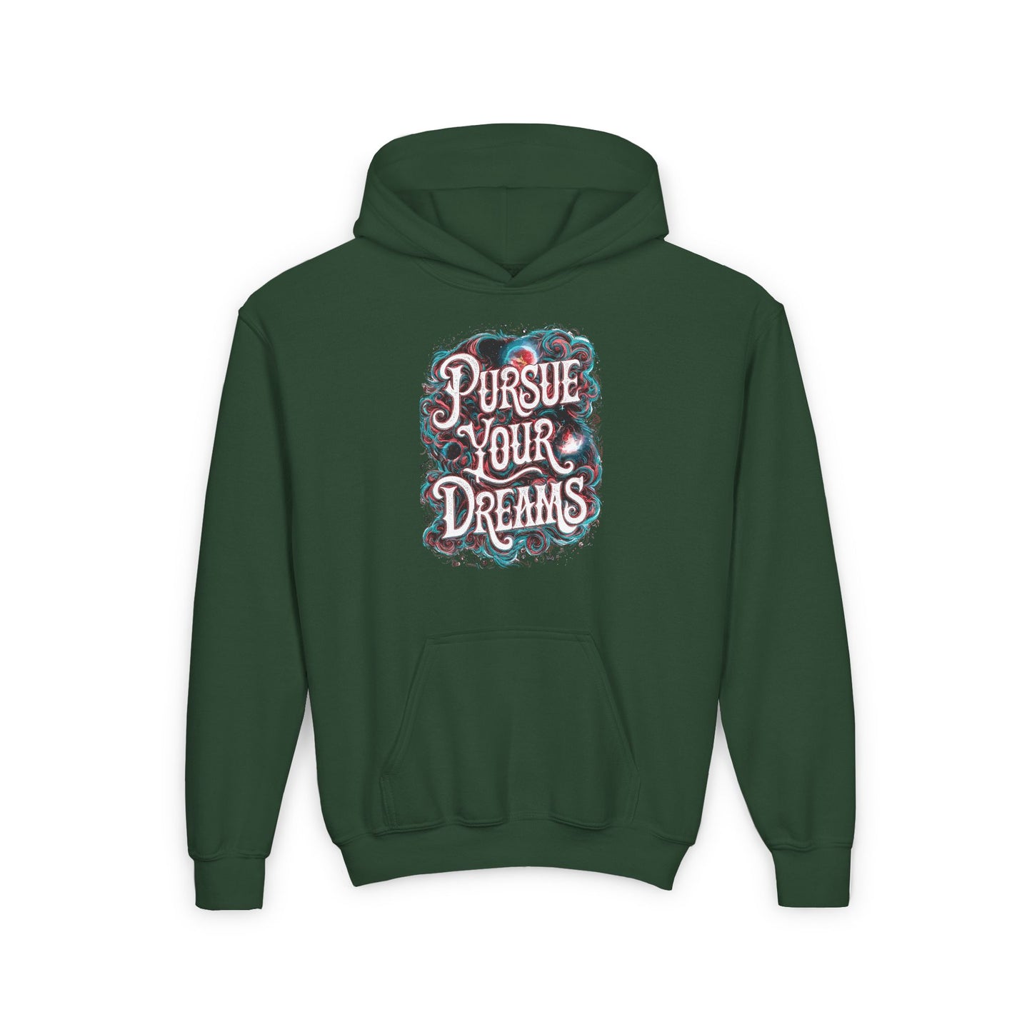 Pursue Your Dreams Youth Heavy Blend Hooded Sweatshirt