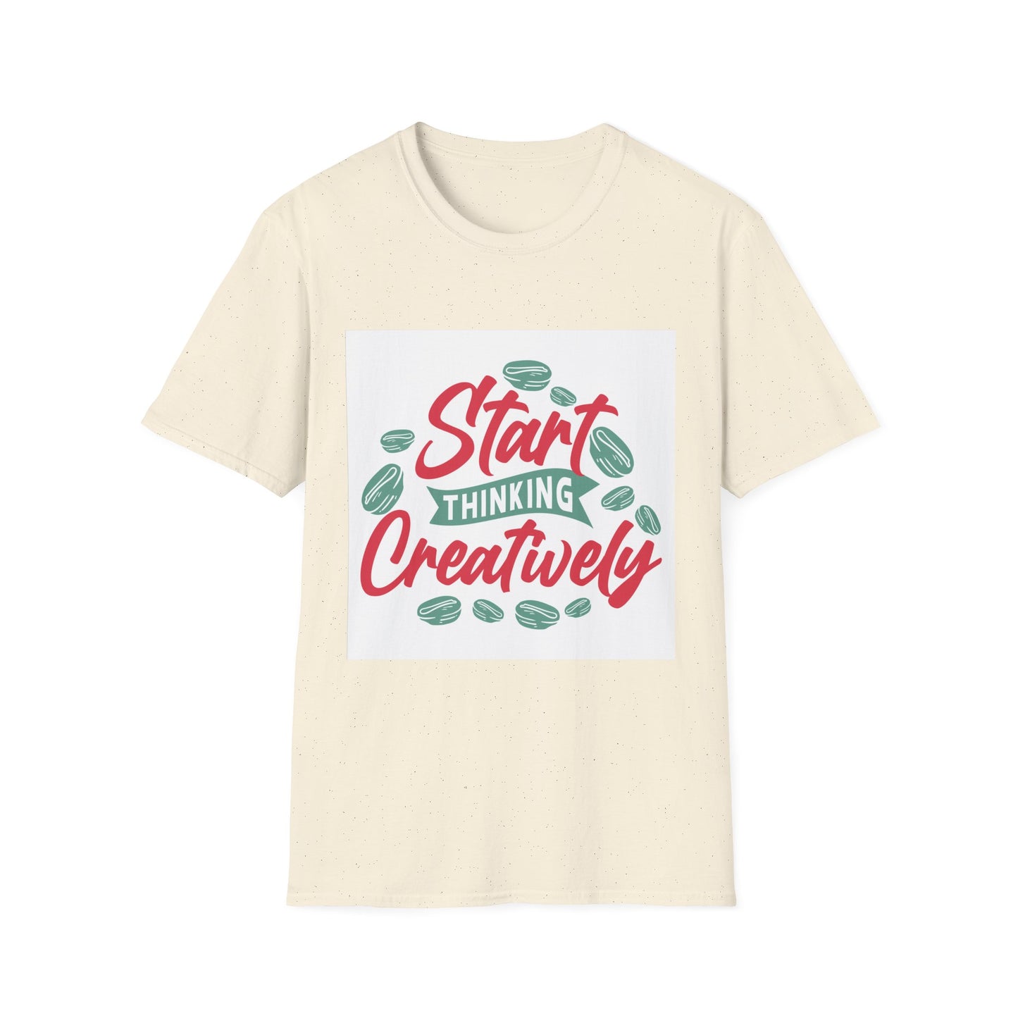 start thinking creatively Unisex Softstyle T-Shirt