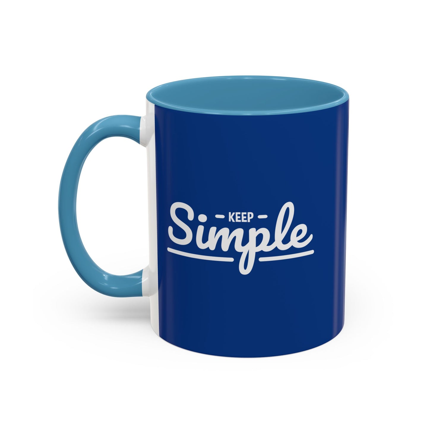 Keep Simple Accent Coffee Mug (11, 15oz)