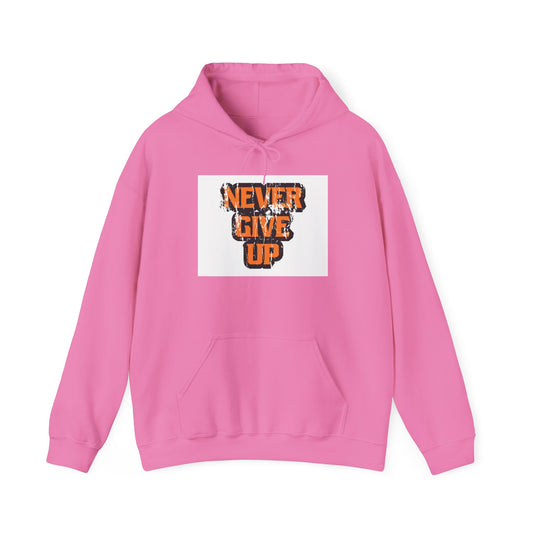Never Give Up Unisex Heavy Blend™ Hooded Sweatshirt