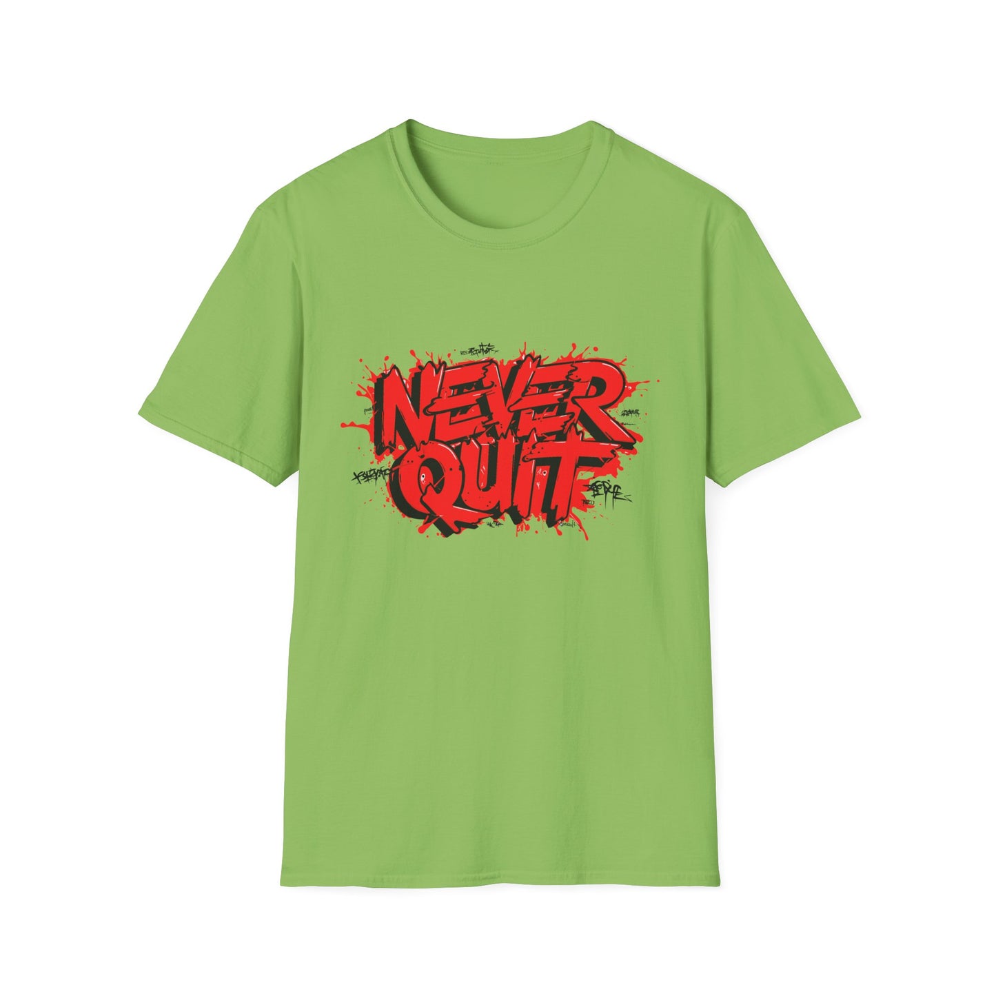 Never Quit Unisex Softstyle T-Shirt