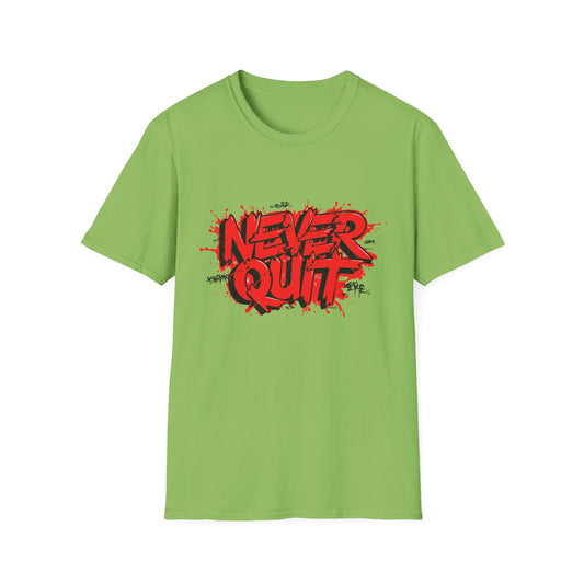 Never Quit Unisex Softstyle T-Shirt