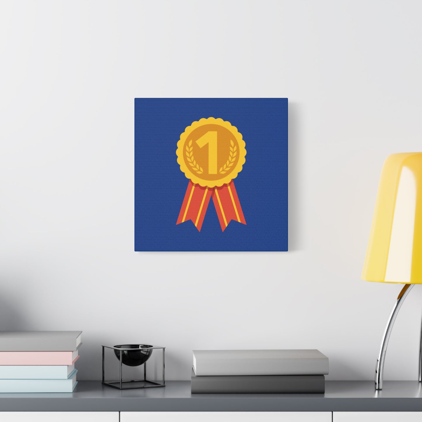 Gold Medal Symbol Matte Canvas, Stretched, 1.25"