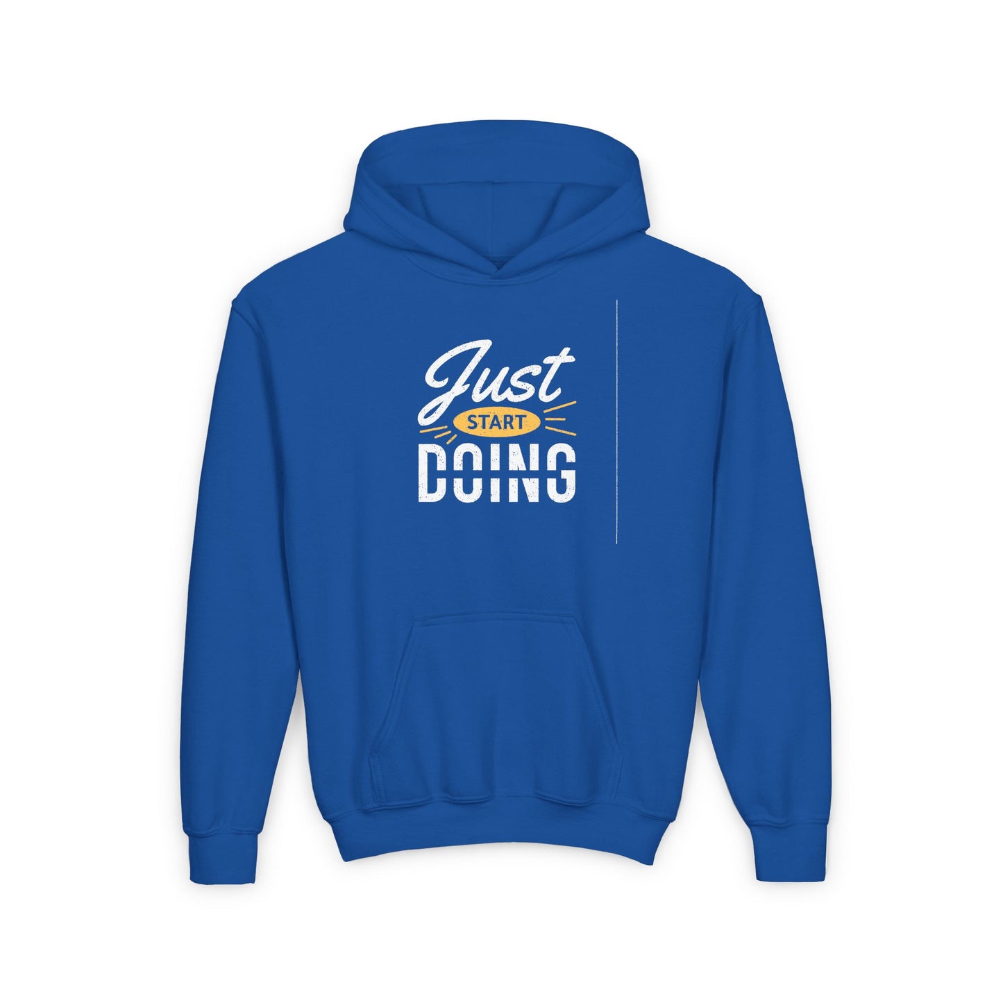 Just Start Doing Youth Heavy Blend Hooded Sweatshirt