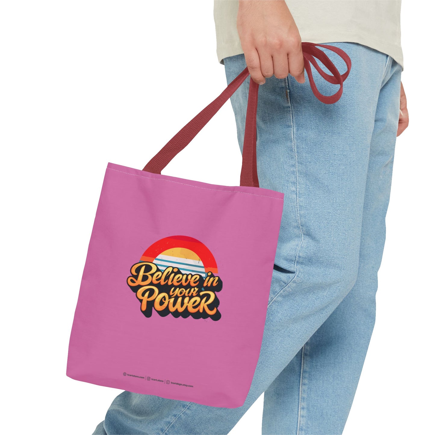 Believe In Your Power Tote Bag (AOP)