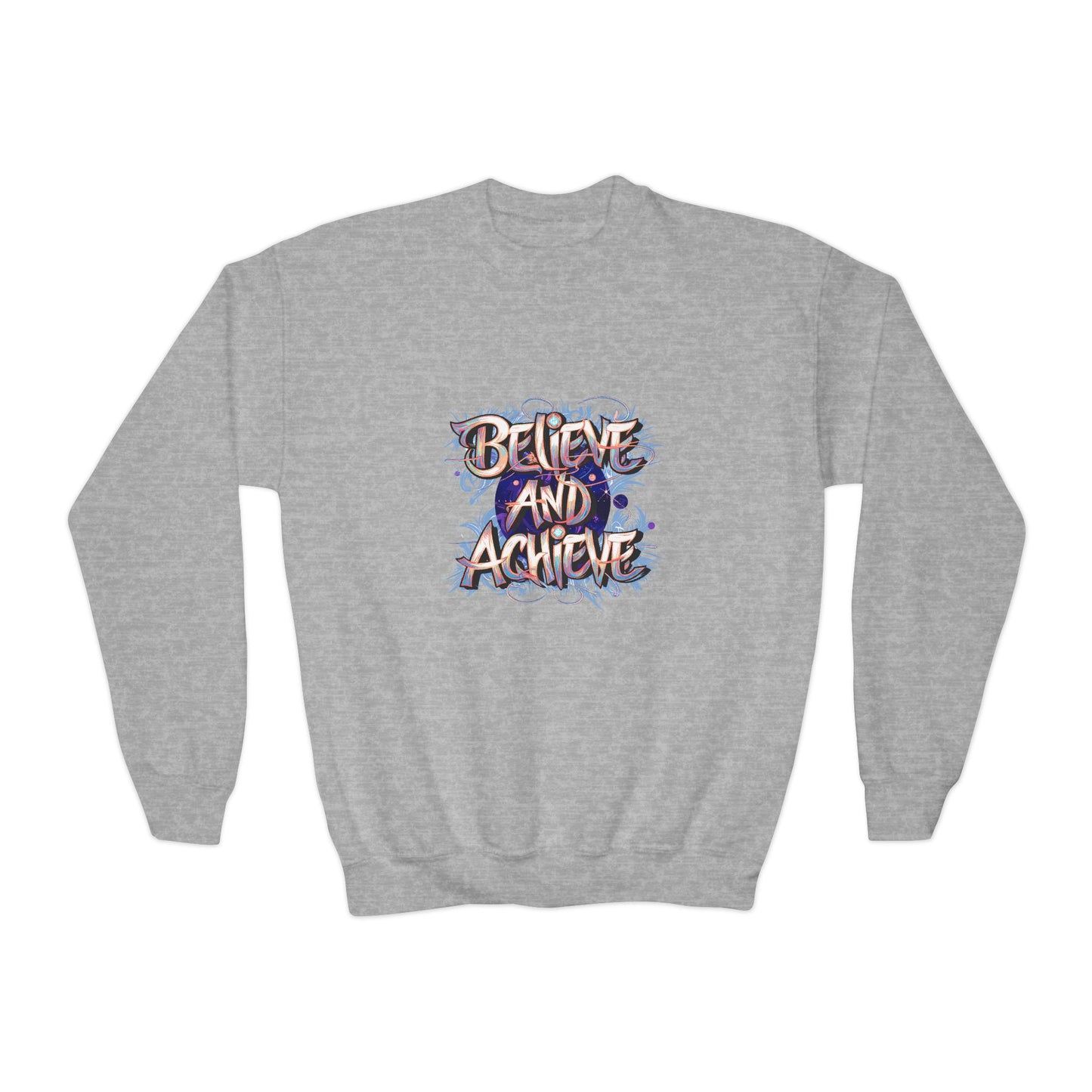 Believe And Achieve Youth Crewneck Sweatshirt