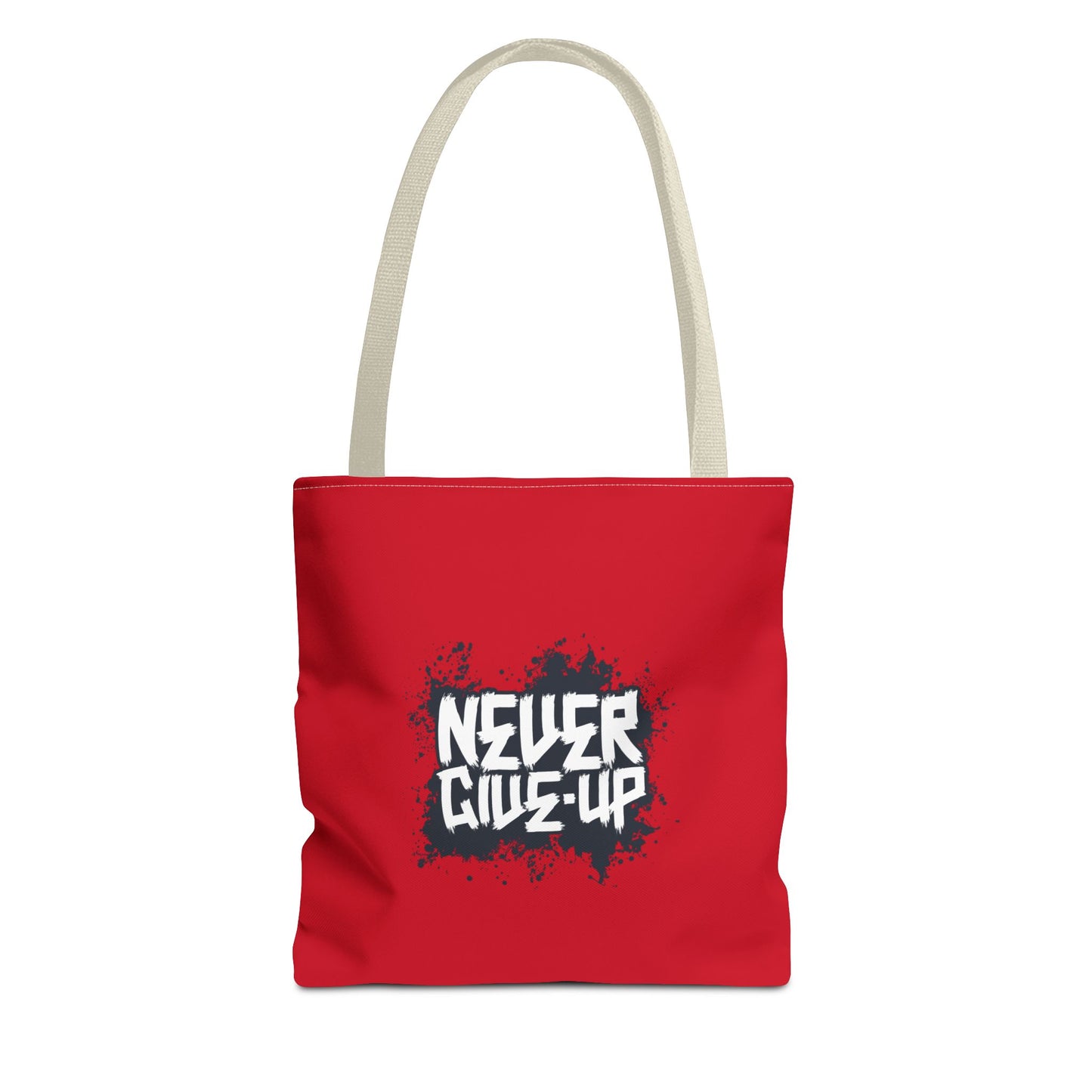 Never Give Up Tote Bag (AOP)