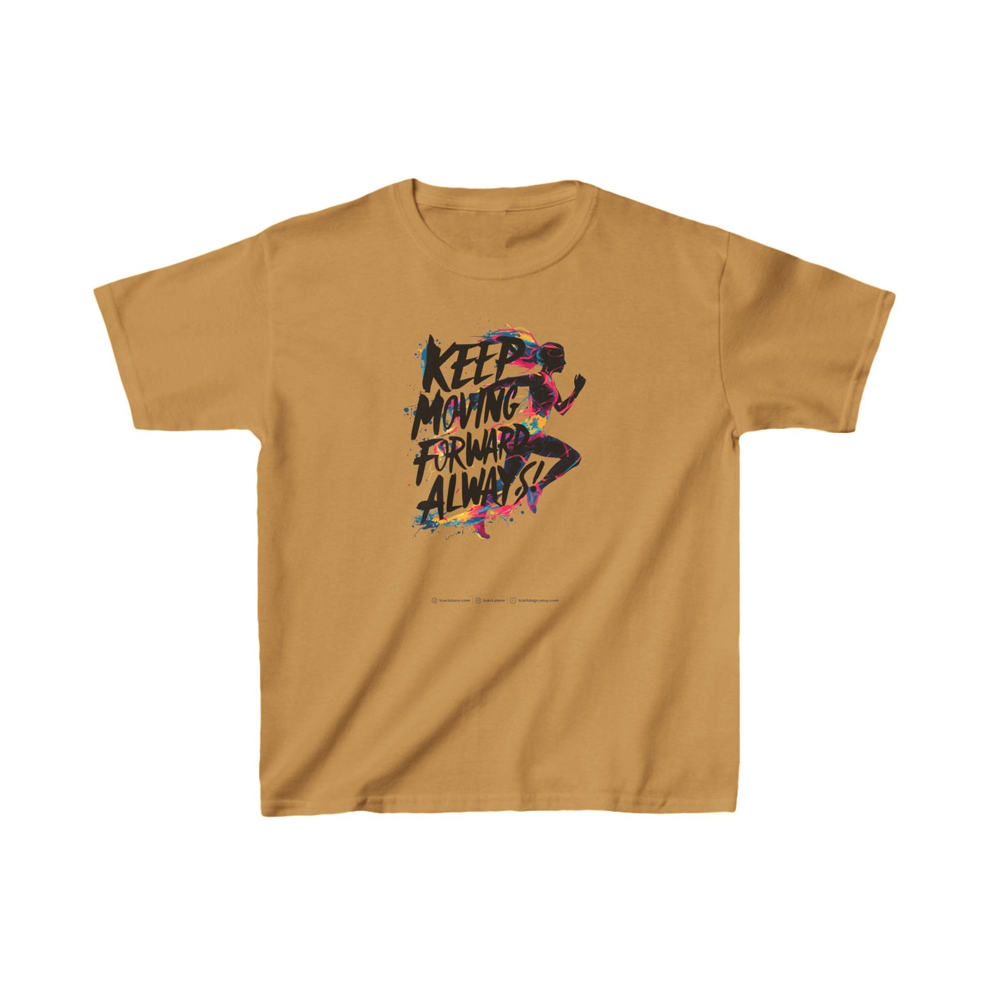 Keep Moving Forward Always Kids Heavy Cotton™ Tee