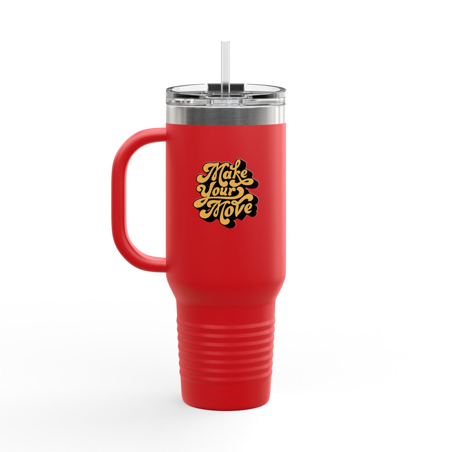 Make Your Move Insulated Travel Mug, 40oz