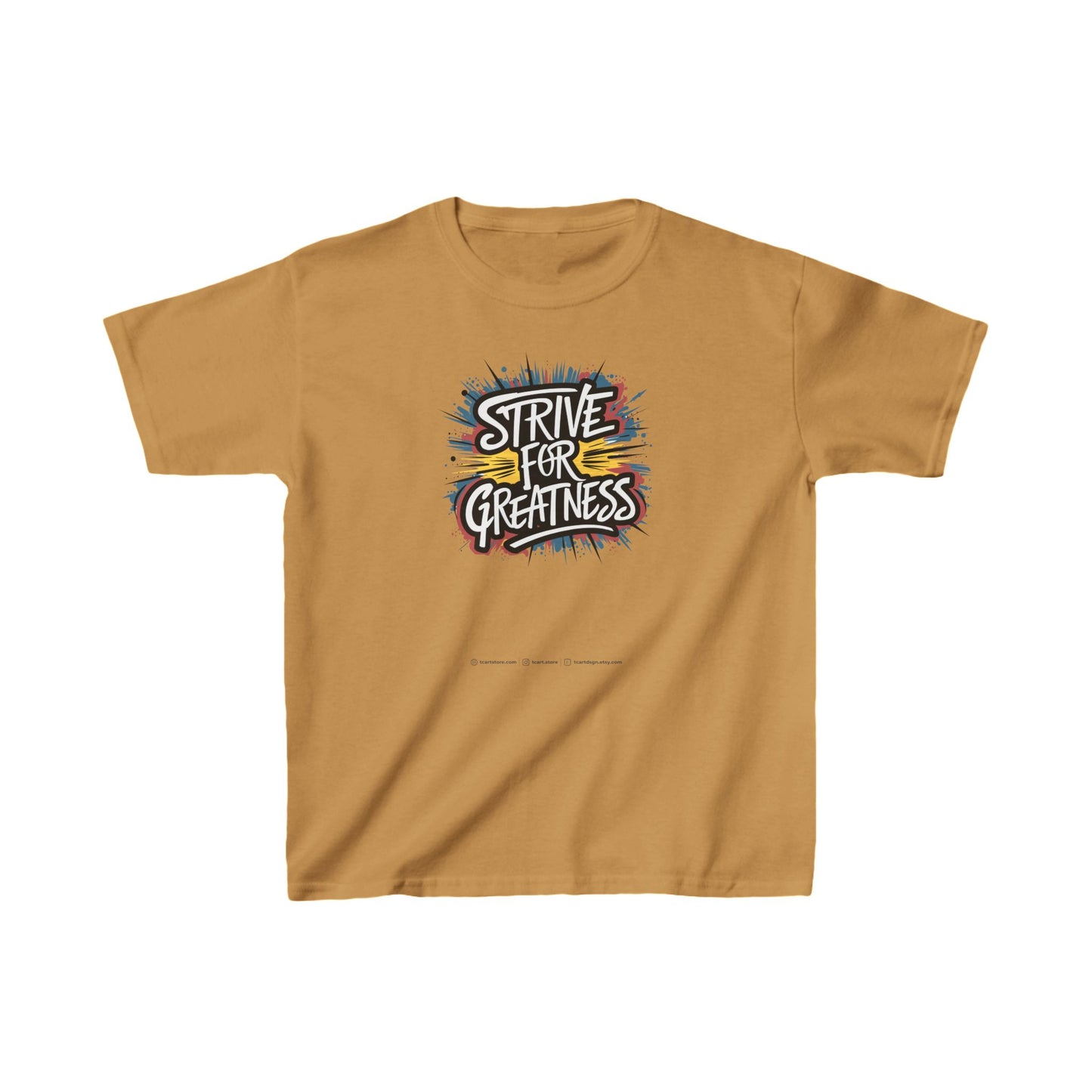 Strive For Greatness Kids Heavy Cotton™ Tee