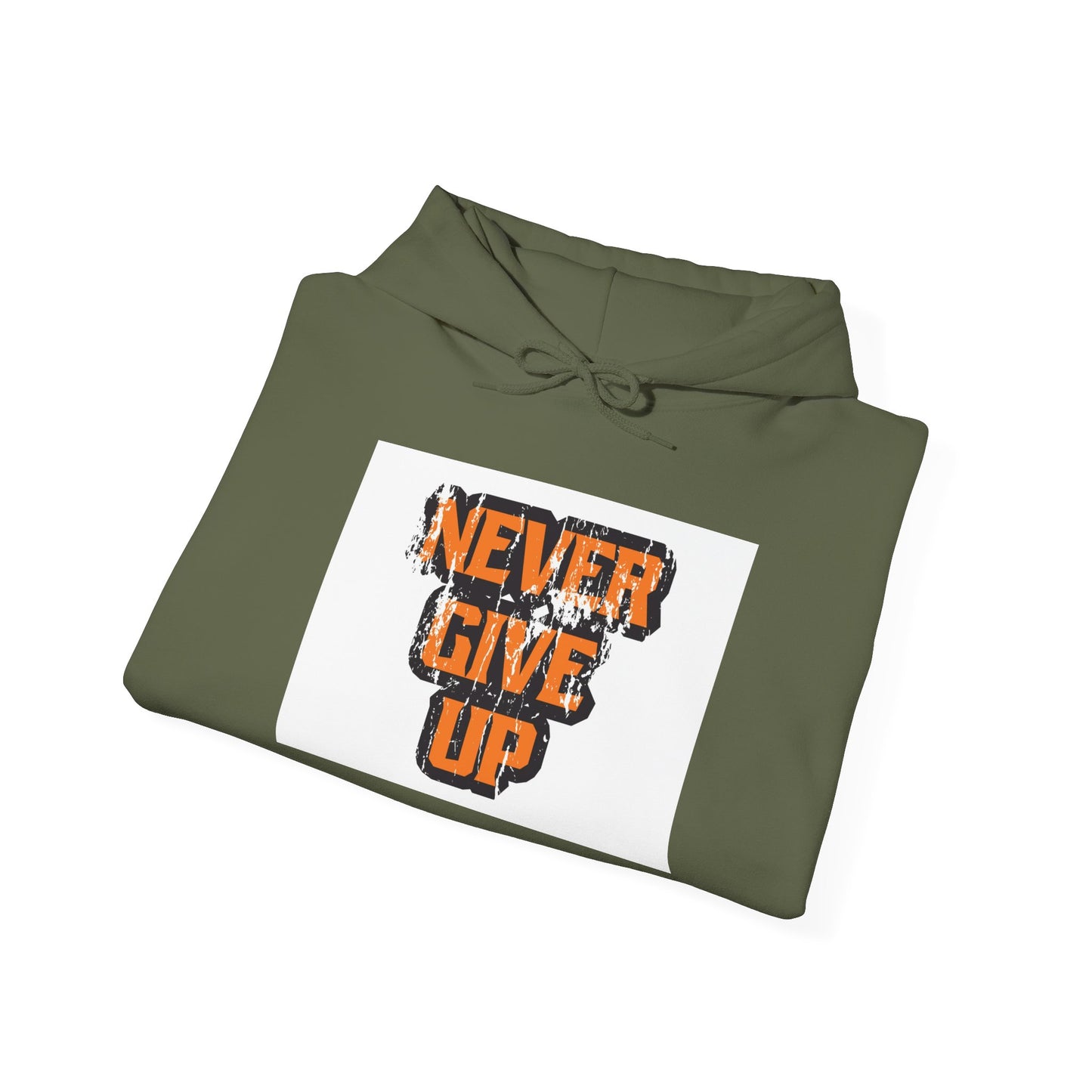 Never Give Up Unisex Heavy Blend™ Hooded Sweatshirt
