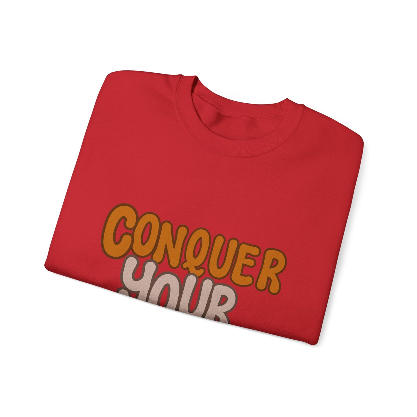 Conquer Your Goals Unisex Heavy Blend™ Crewneck Sweatshirt