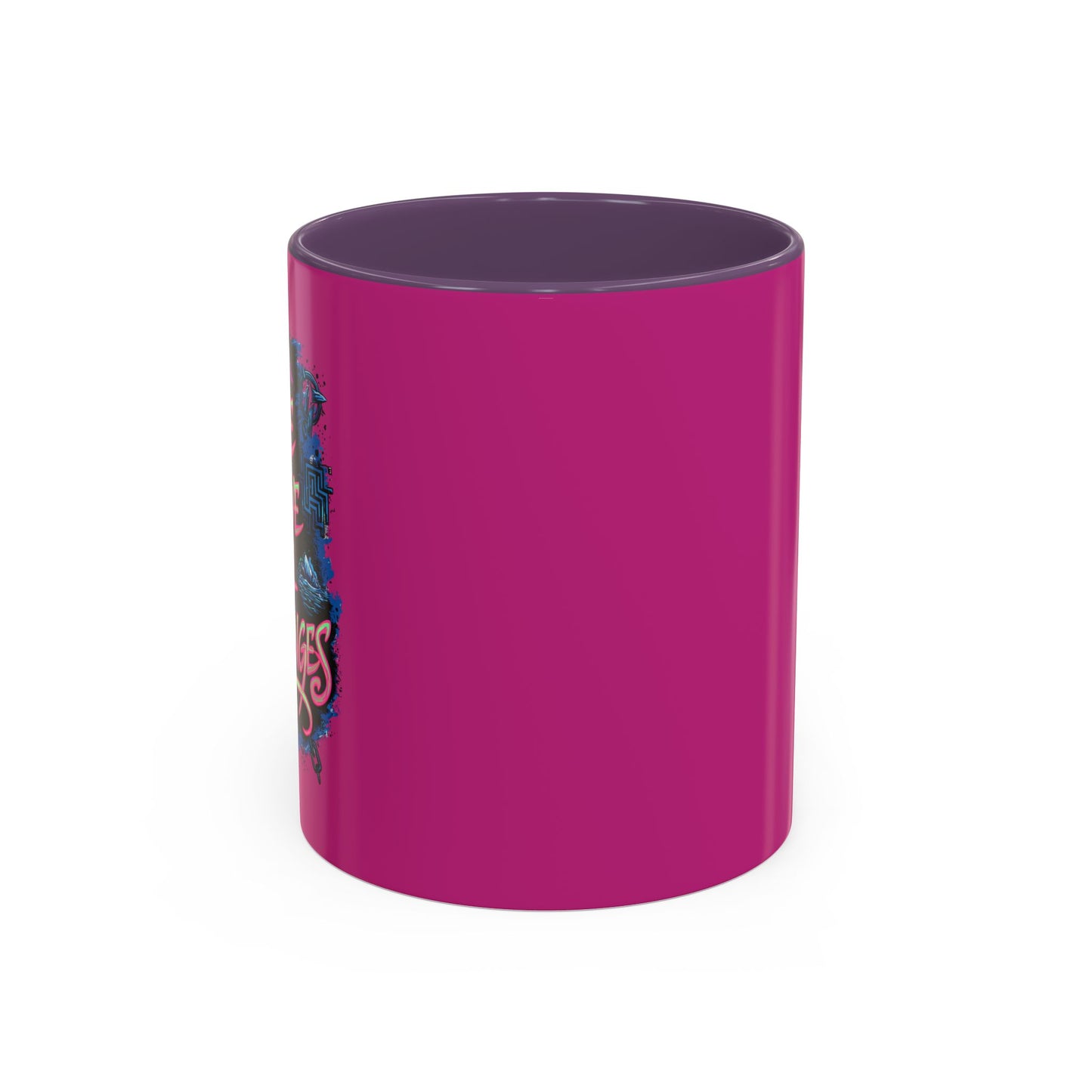 Rise Above All Challenges Accent Coffee Mug (11, 15oz)