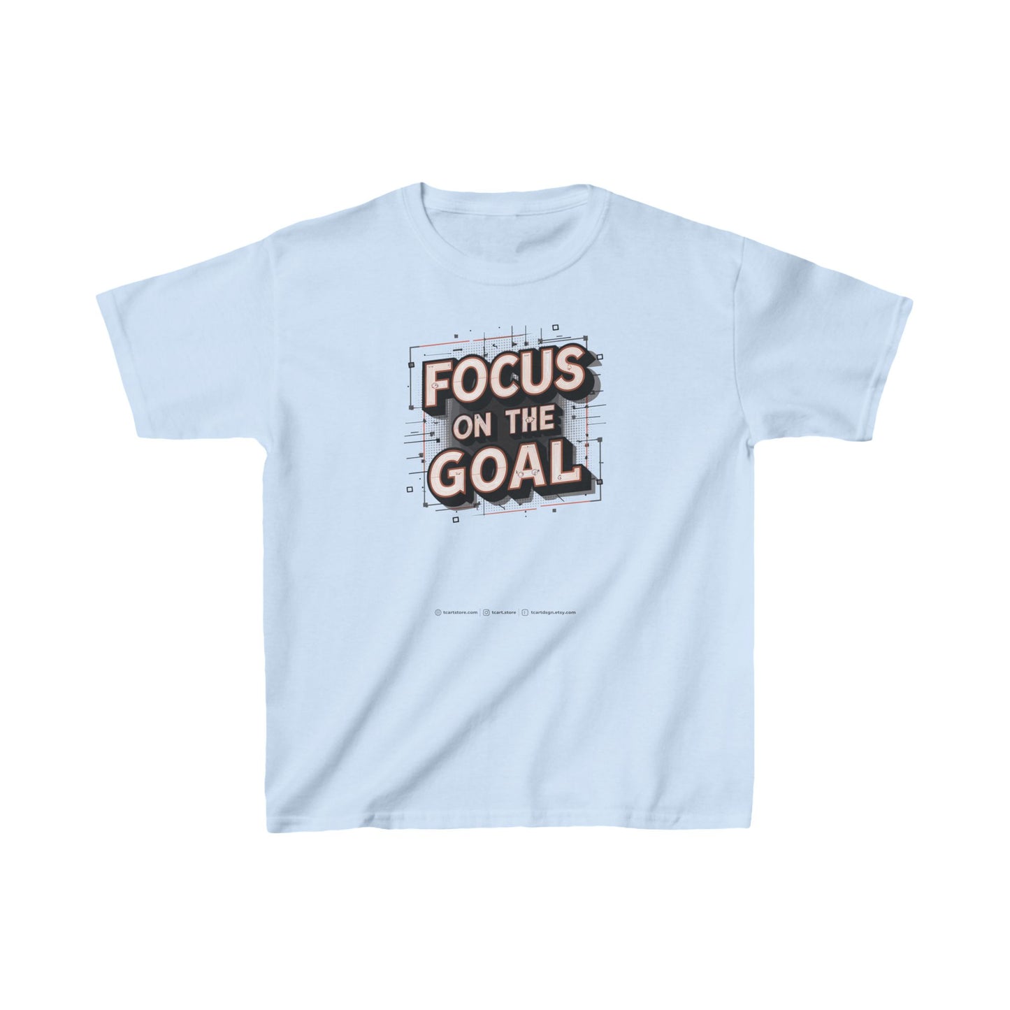 Focus On The Goal Kids Heavy Cotton™ Tee